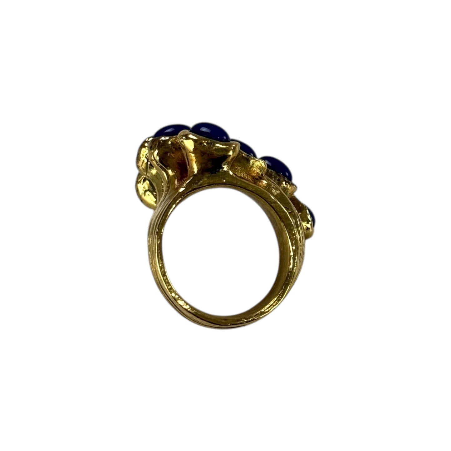 YSL Vintage Blue Stone Ring