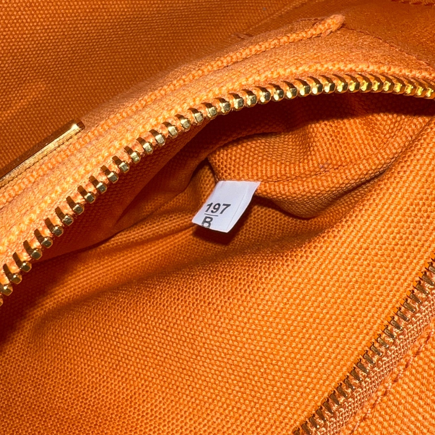 Prada Orange Canapa Tote Bag