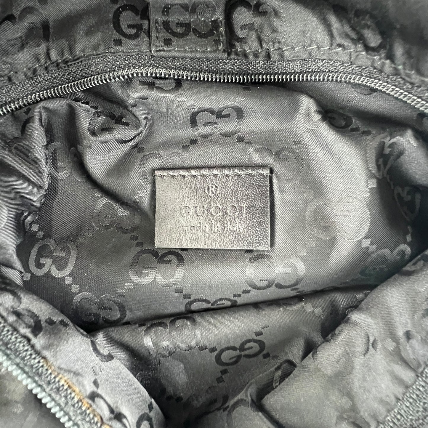 Gucci Monogram Nylon Backpack
