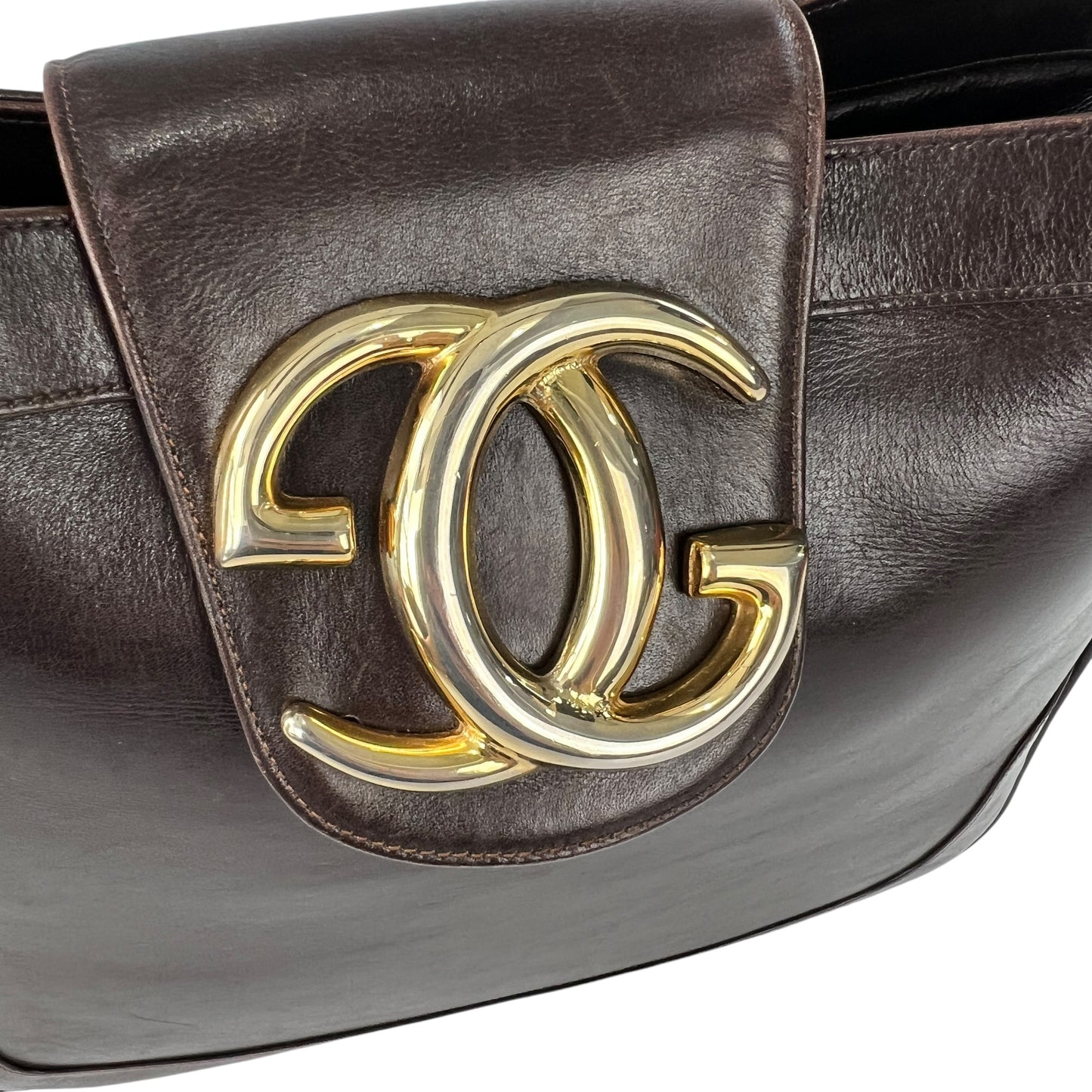 Gucci Vintage Leather Shoulder Bag