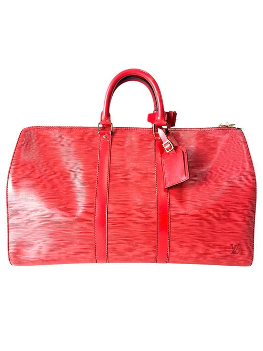 *Louis Vuitton Vintage Epi Keepall 45 Bag