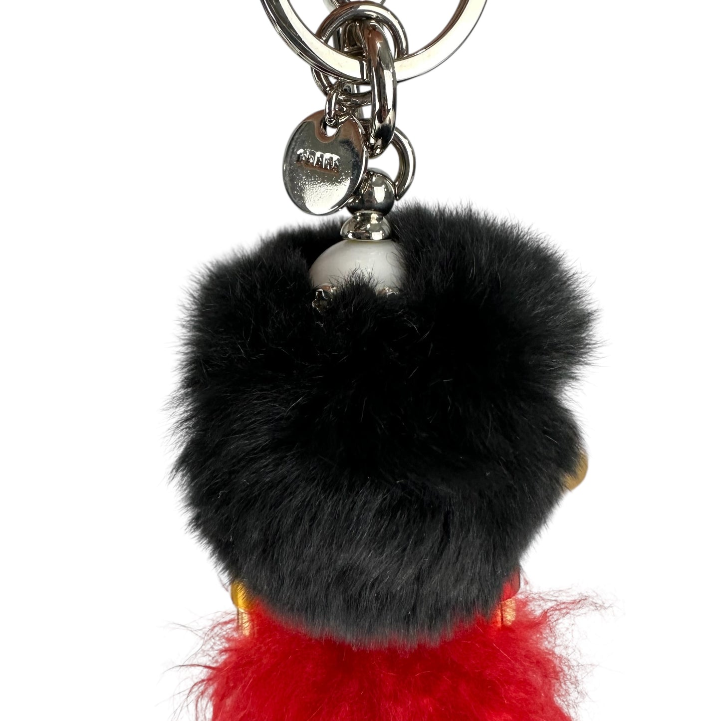 Prada Robot Fur Bag Charm Keychain