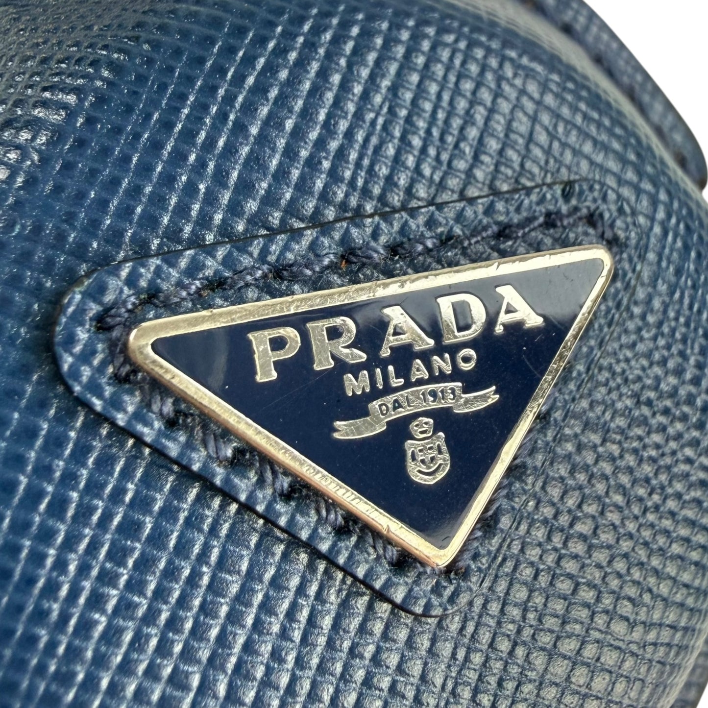 Prada Saffiano Robot USB Bag Charm Keychain "Steven"