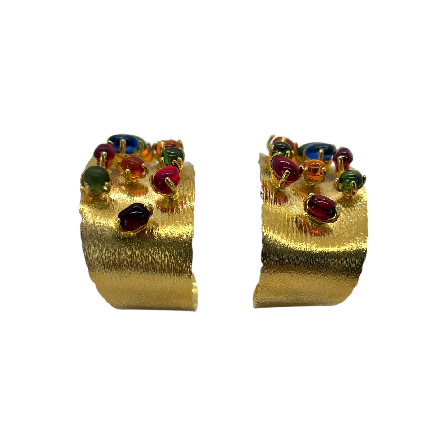 Gucci Stone Hoop Earrings