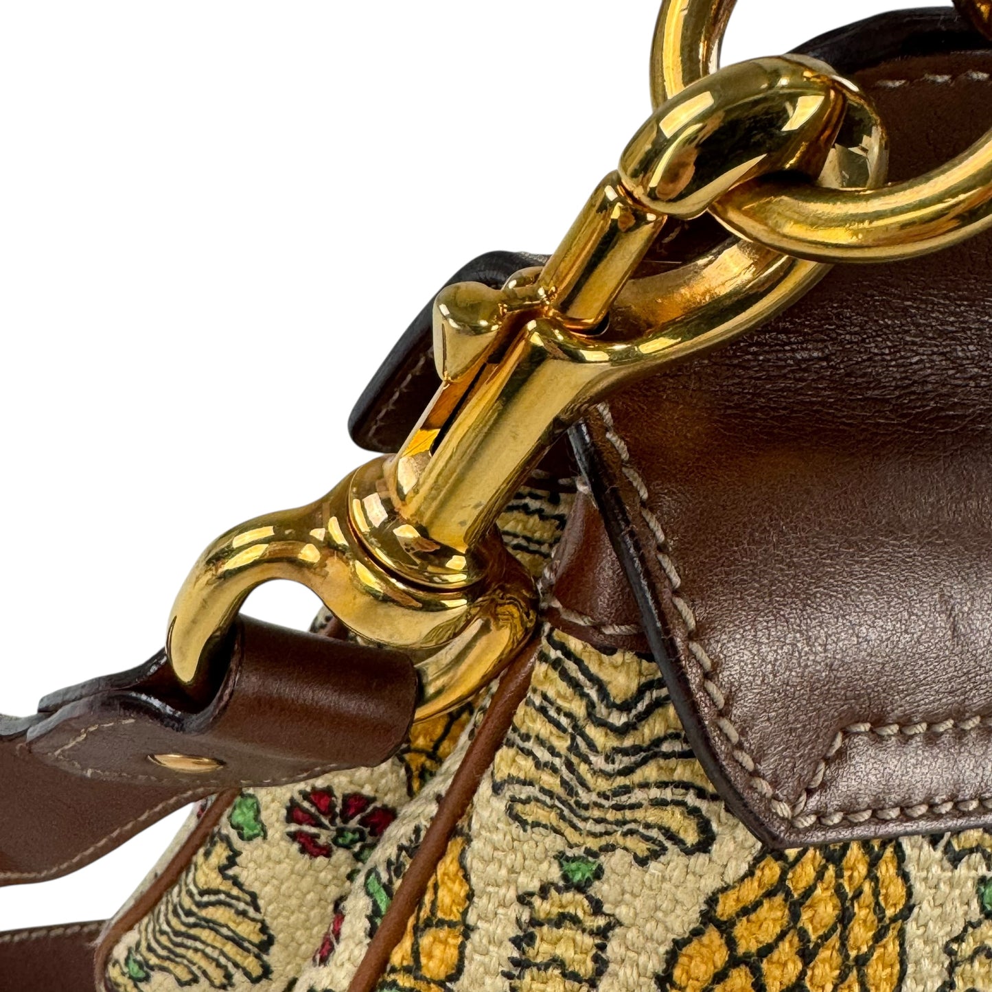 Gucci Bamboo Magnolia Handbag