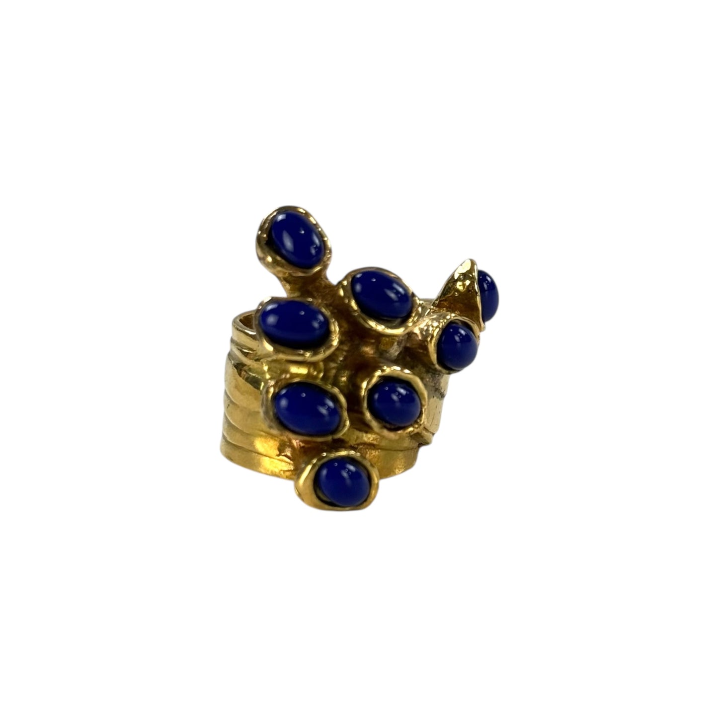 YSL Vintage Blue Stone Ring