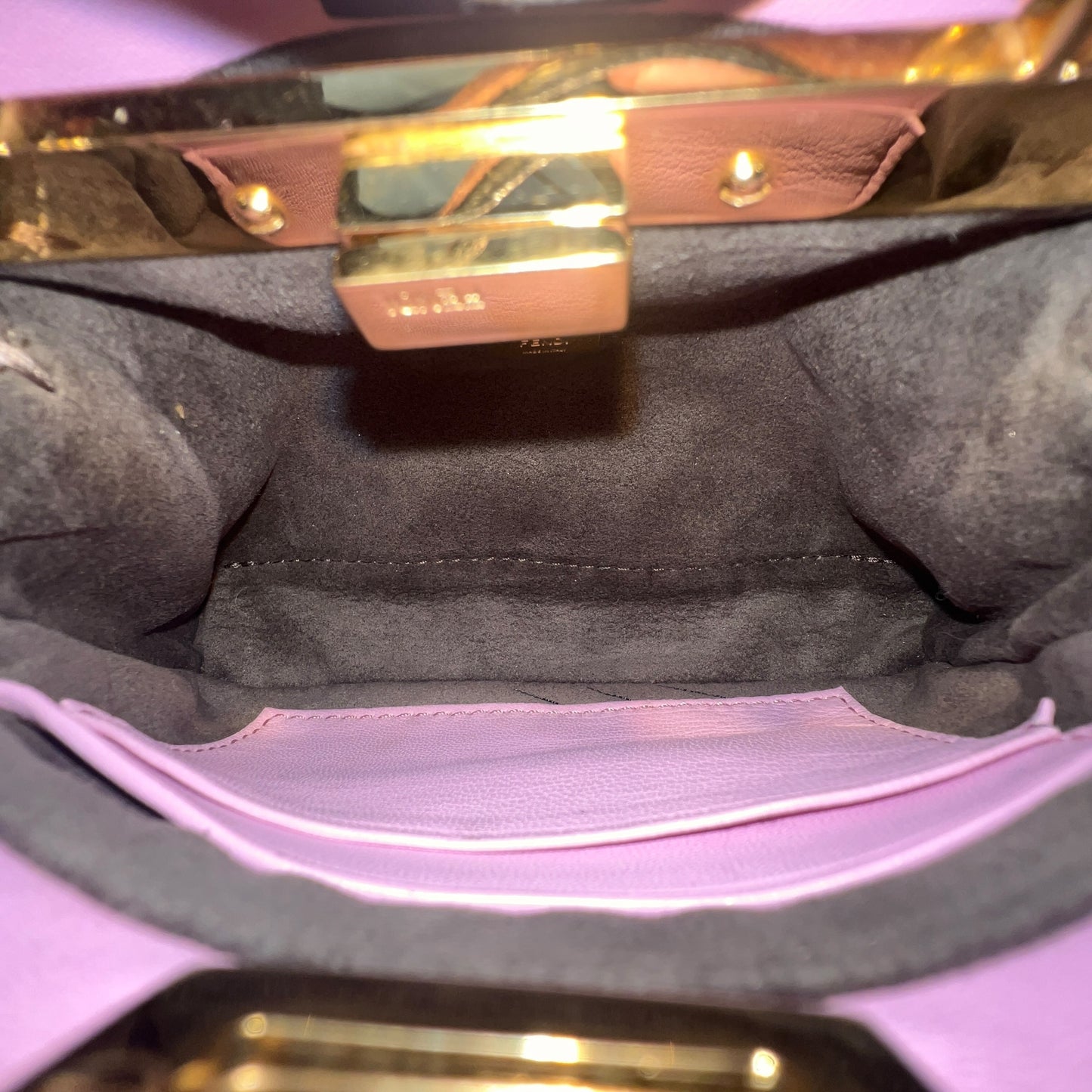 Fendi Pink Mini Peekaboo Bag