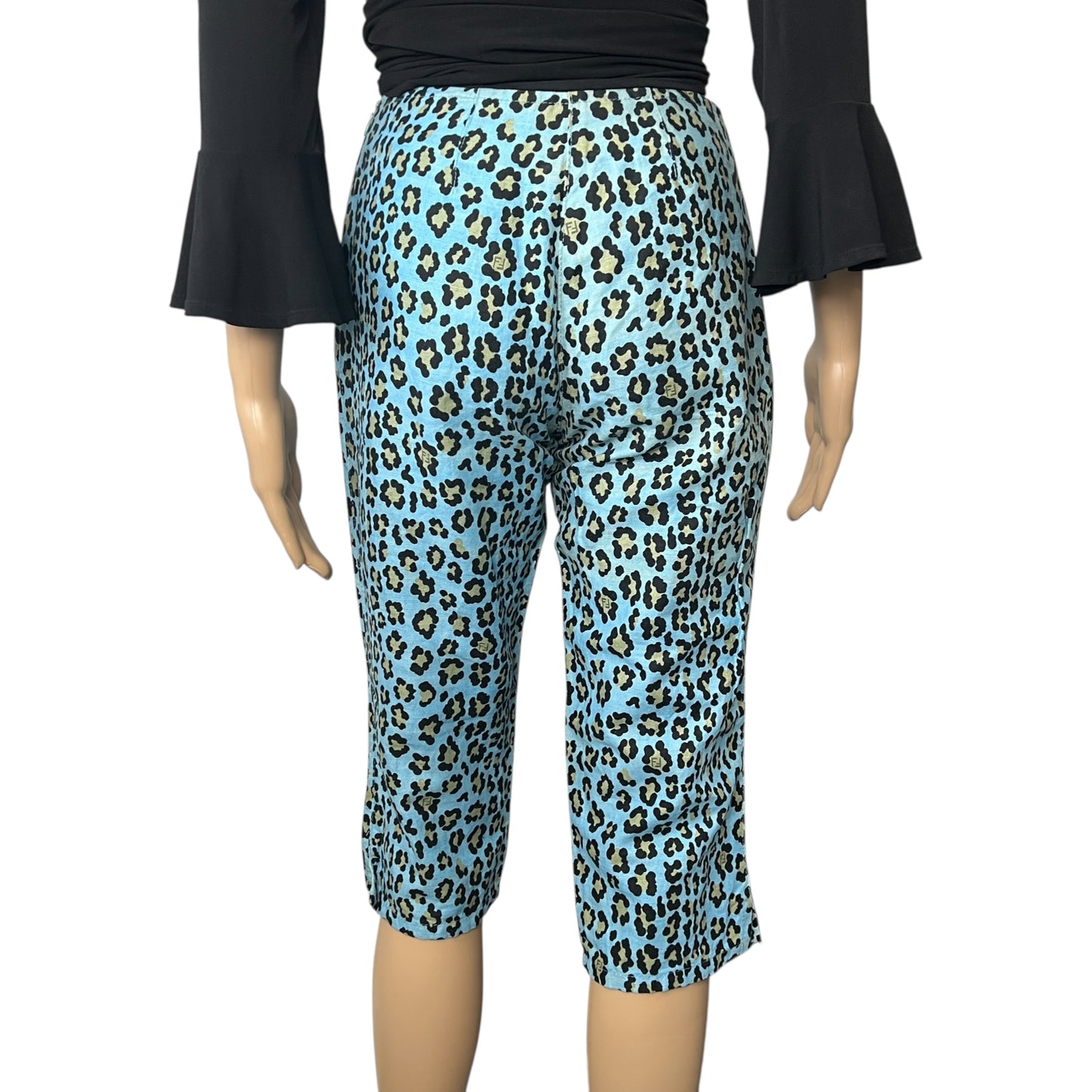 Fendi Vintage Leopard Print Capris