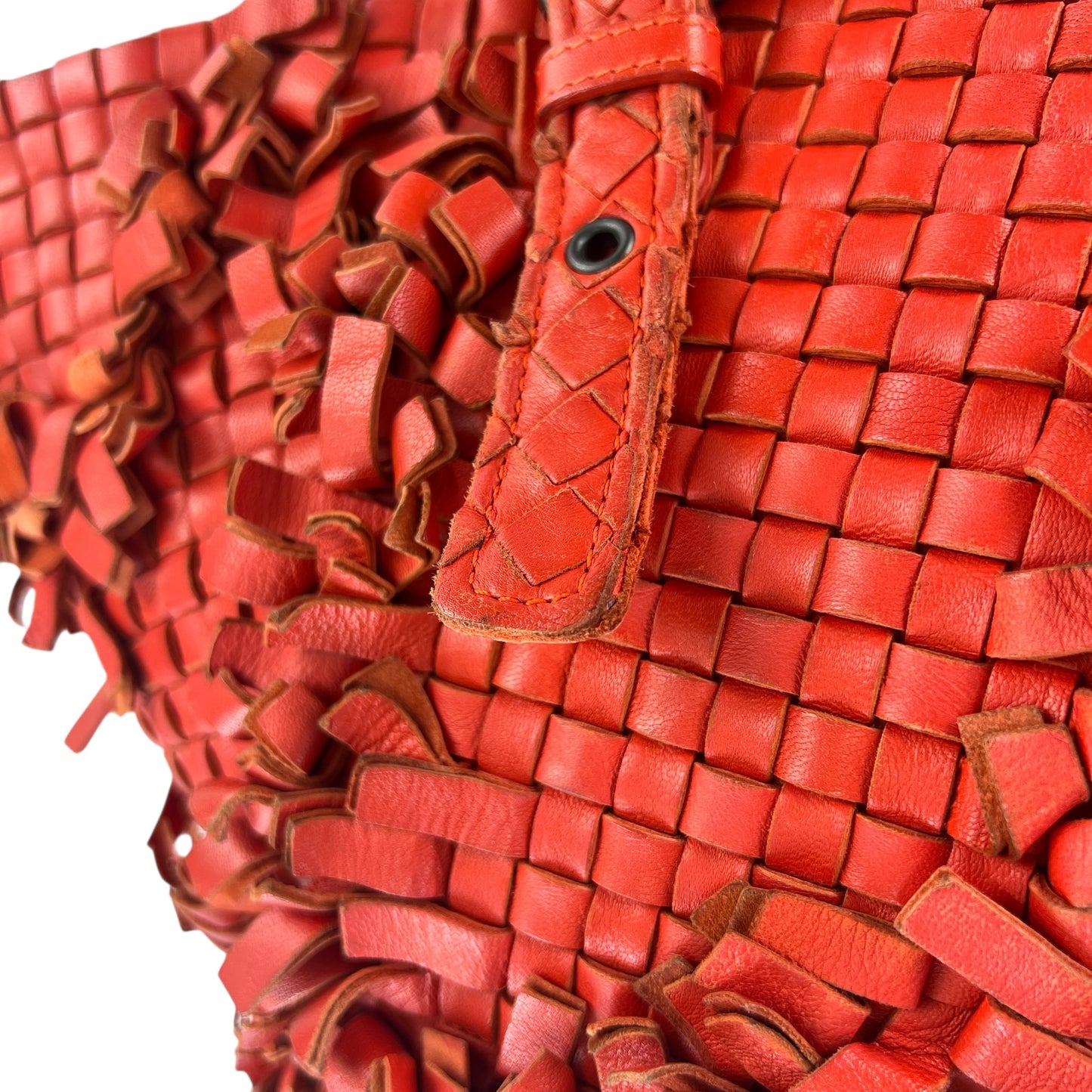 Bottega Veneta Lido Fringe Tote Bag