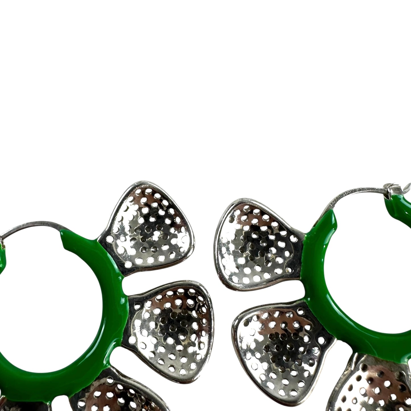 Bottega Veneta Flower Petal Earrings