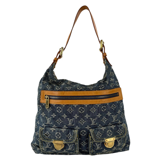 Louis Vuitton Monogram Denim Baggy GM Shoulder Bag