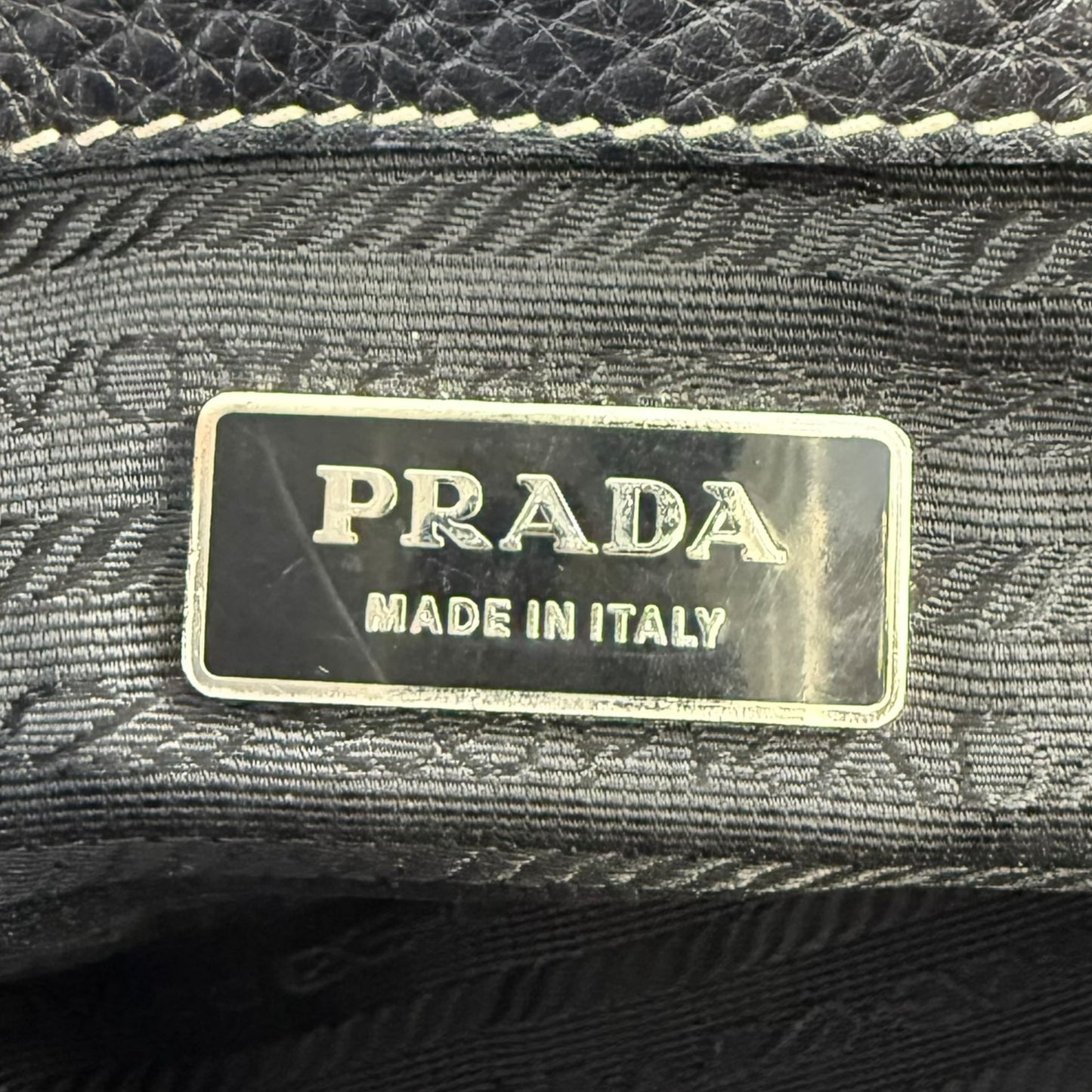 Prada Vitello Daino Leather Shoulder Bag