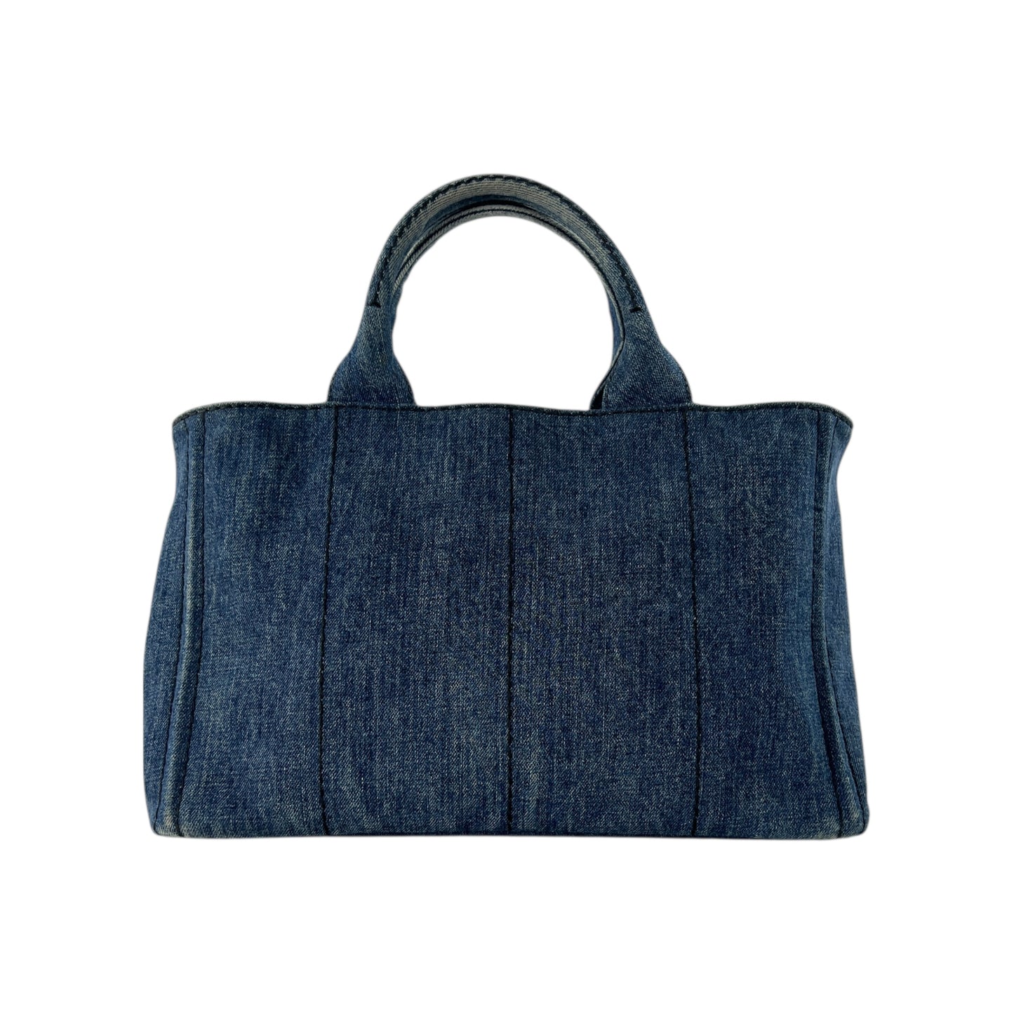 Prada Denim Canapa Tote Bag