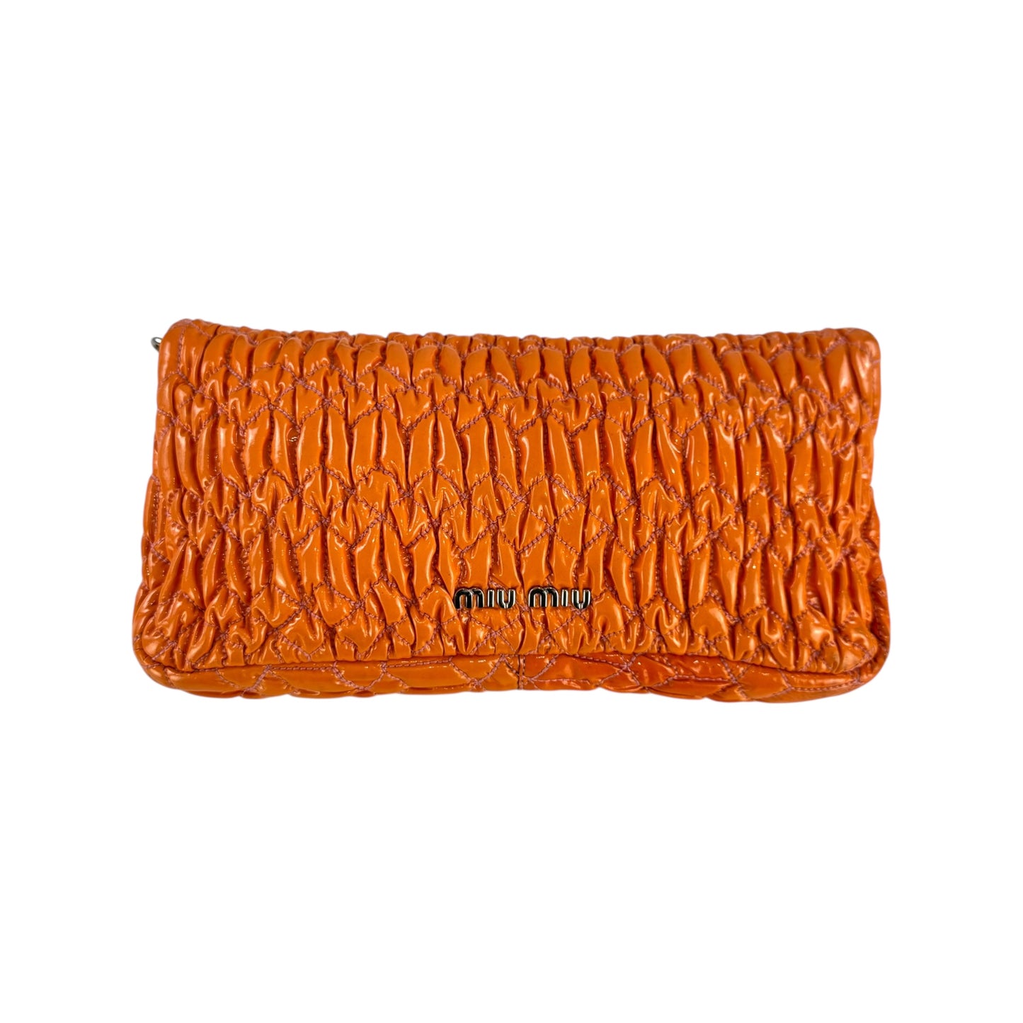 Miu Miu Crystal Nappa Matelassé Flap Bag