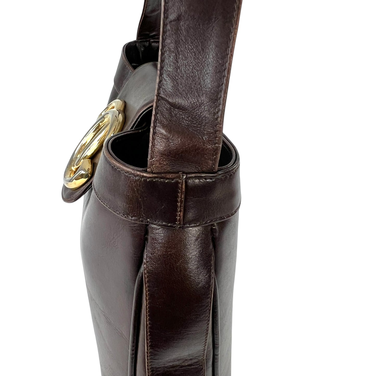 Gucci Vintage Leather Shoulder Bag