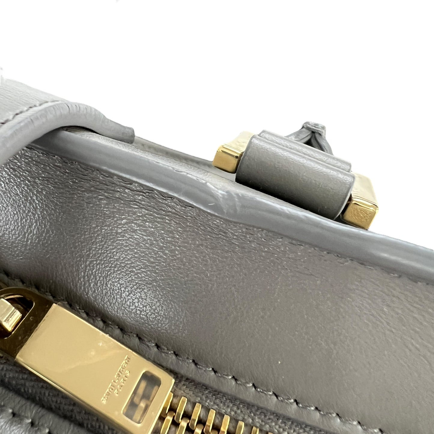 Saint Laurent Baby Cabas Leather Two-Way Bag