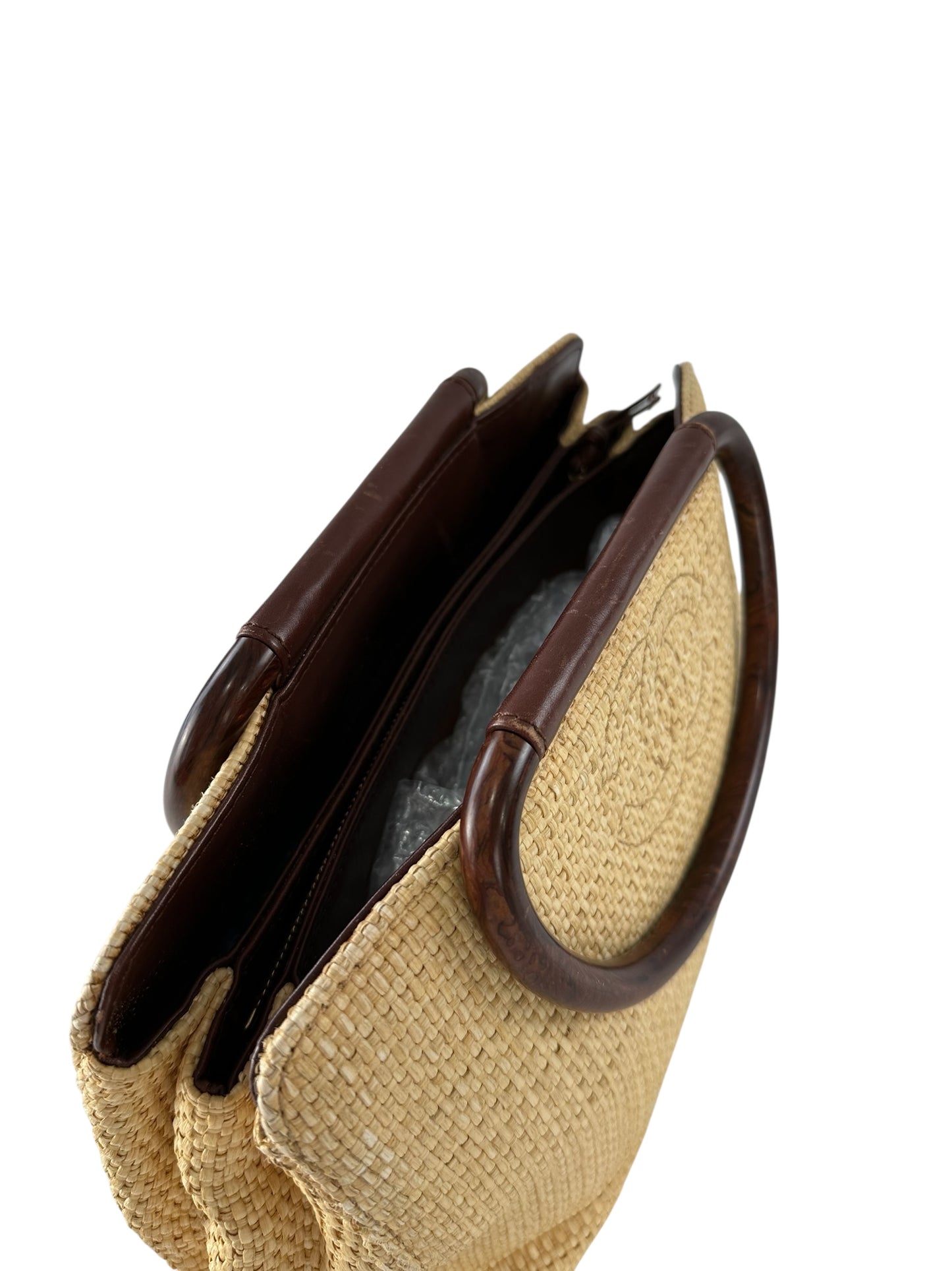 Chanel Straw Raffia Handbag