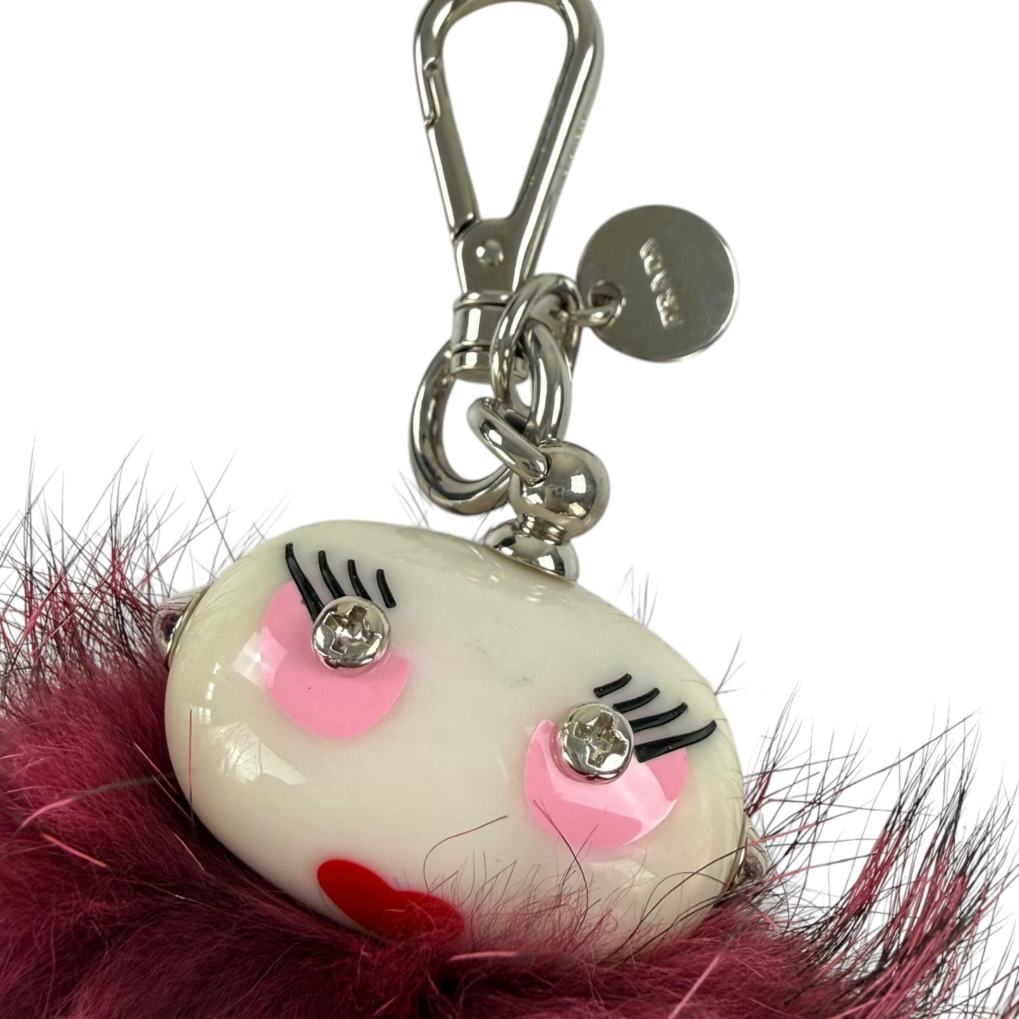 Prada Fur Robot Nancy Keychain Bag Charm