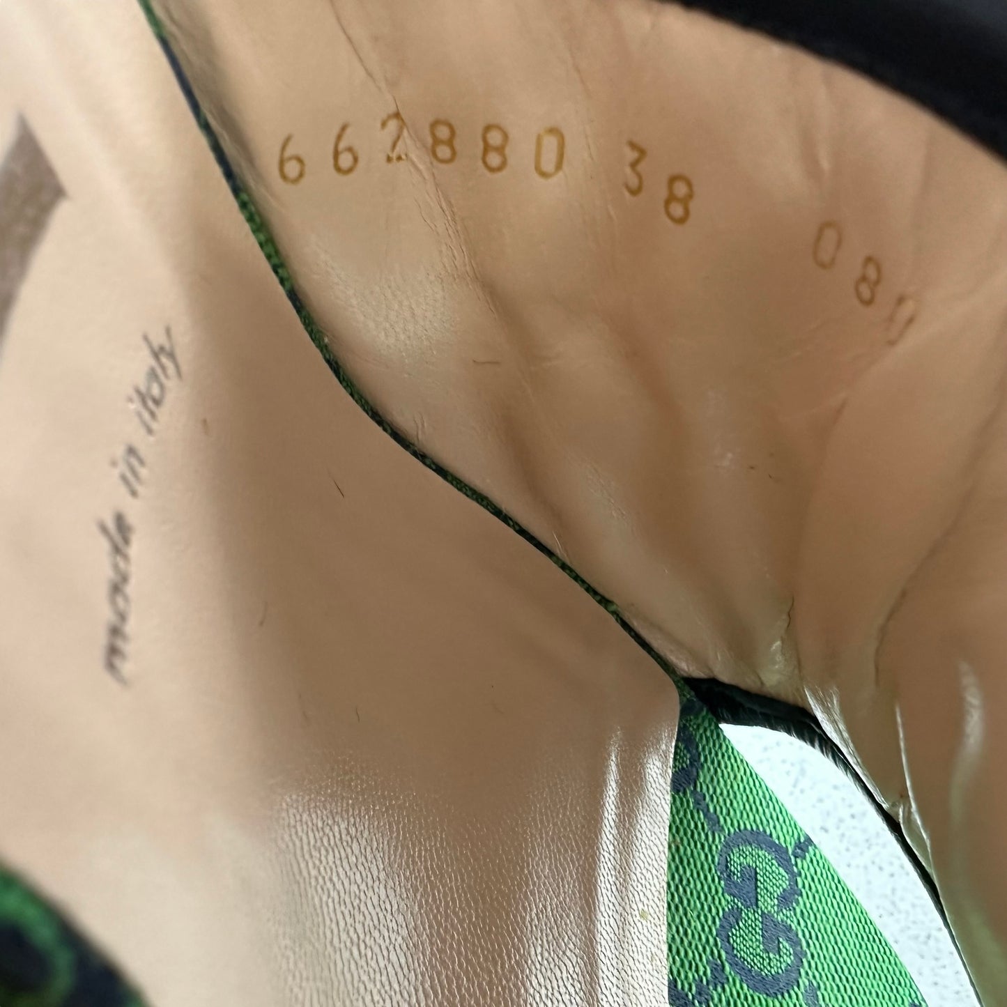 Gucci Monogram Multicolor Chunky Heels