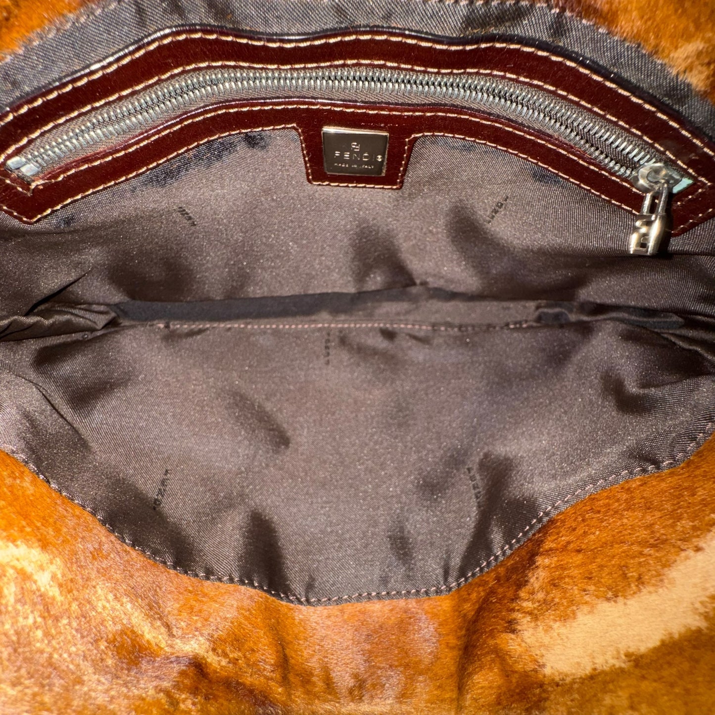 Fendi Vintage Calf Hair Shoulder Bag