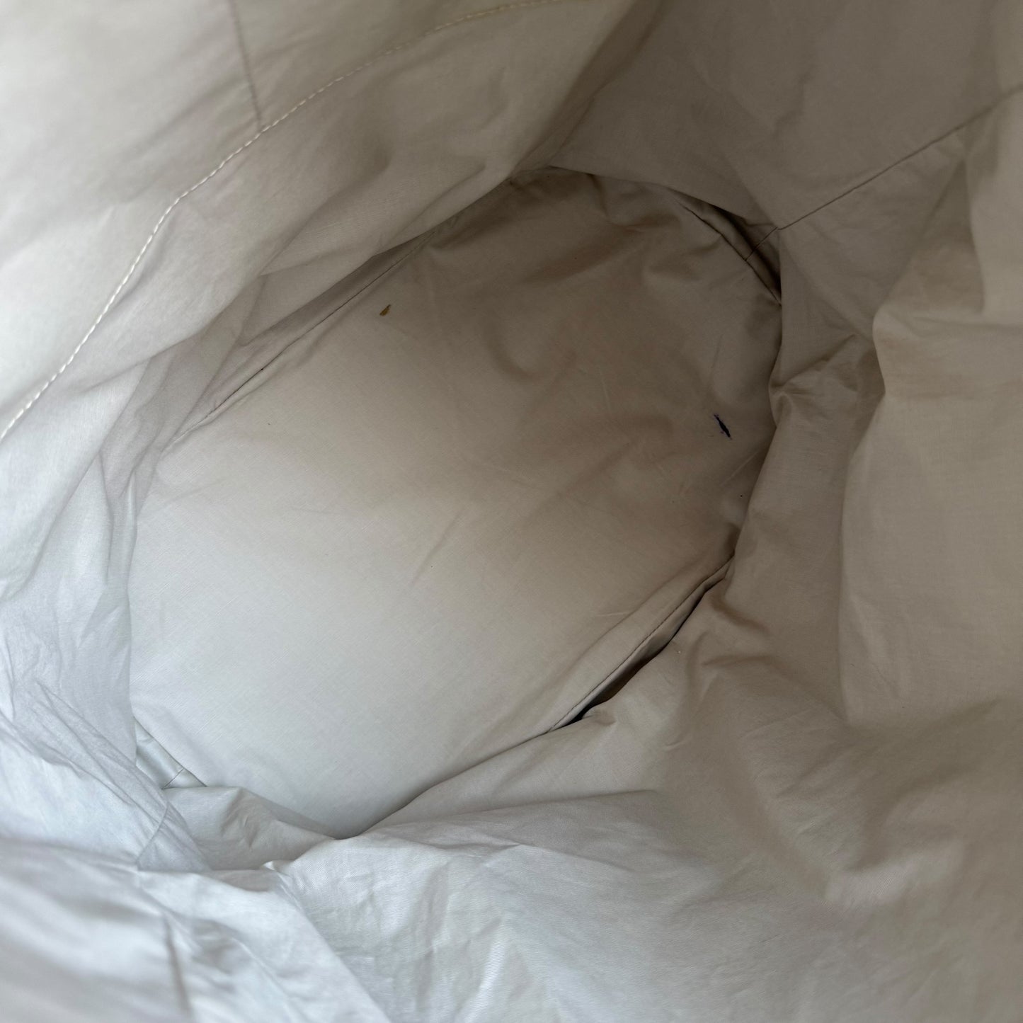 Bottega Veneta Ivory Perforated Leather Backpack