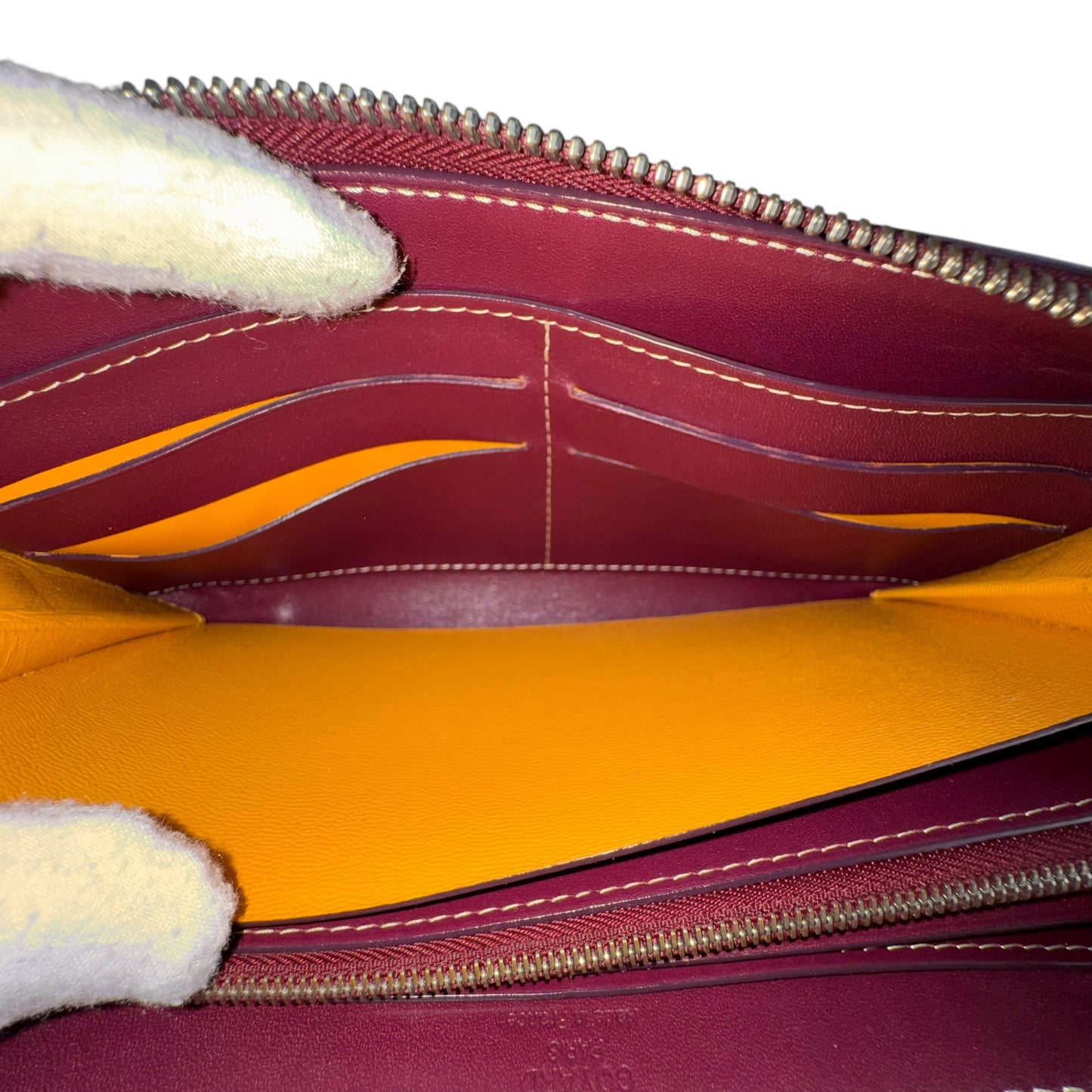 Goyard Matignon Bordeaux Zip Around Wallet