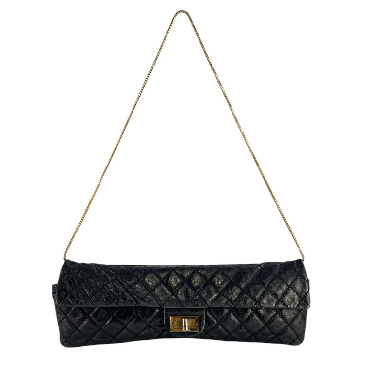 Chanel Reissue Gunmetal Matelasse East West Bag