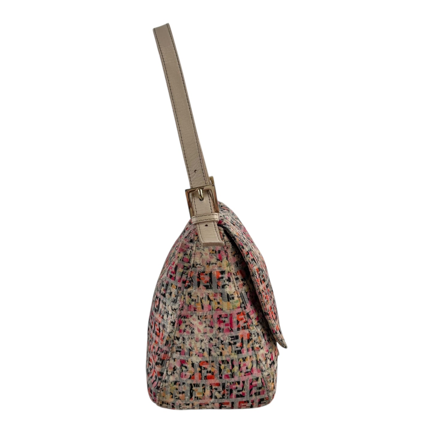 Fendi Vintage Zucchino Floral Mama Baguette Bag