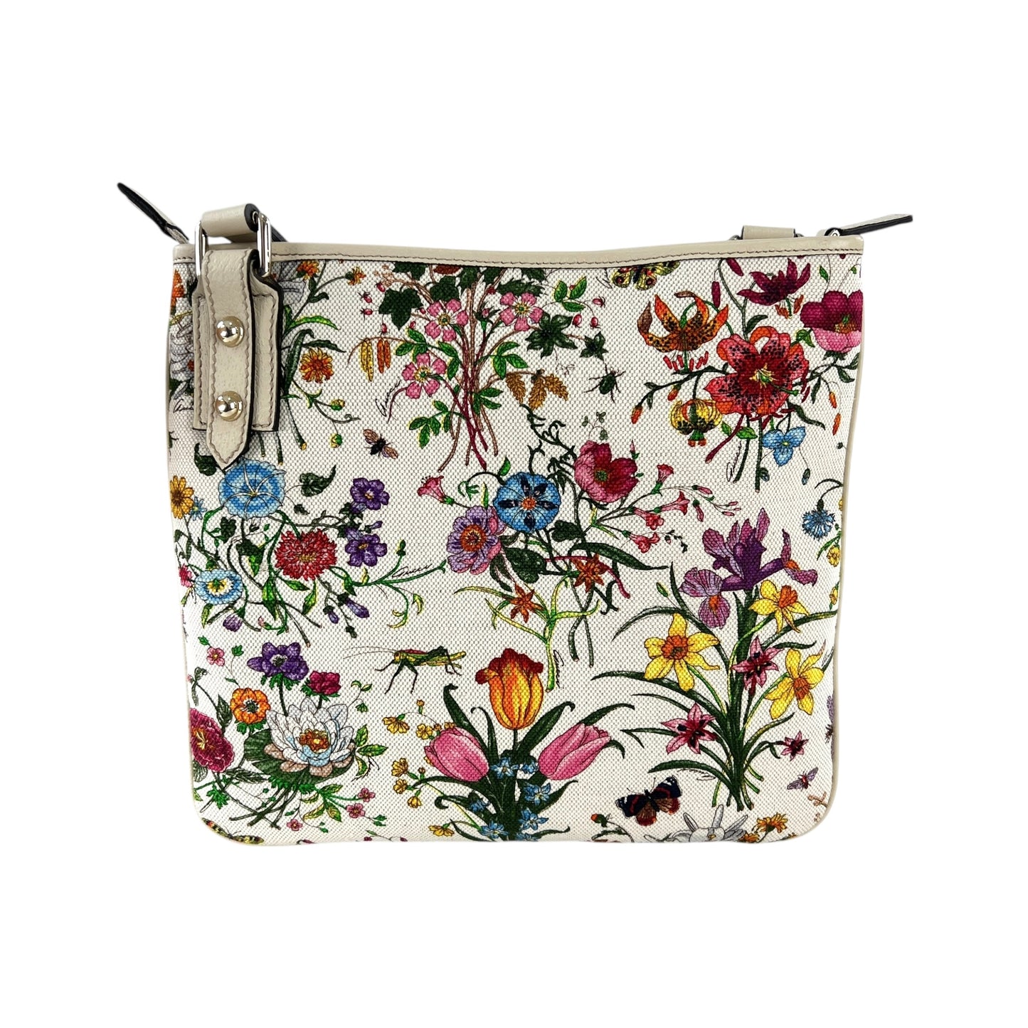 Gucci Flora Canvas Crossbody Bag