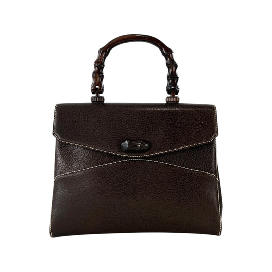 Gucci Vintage Bamboo Handbag