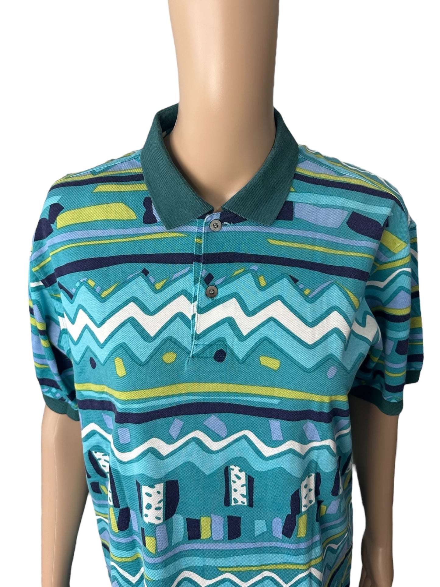 Yves Saint Laurent All-Over Print Polo Shirt