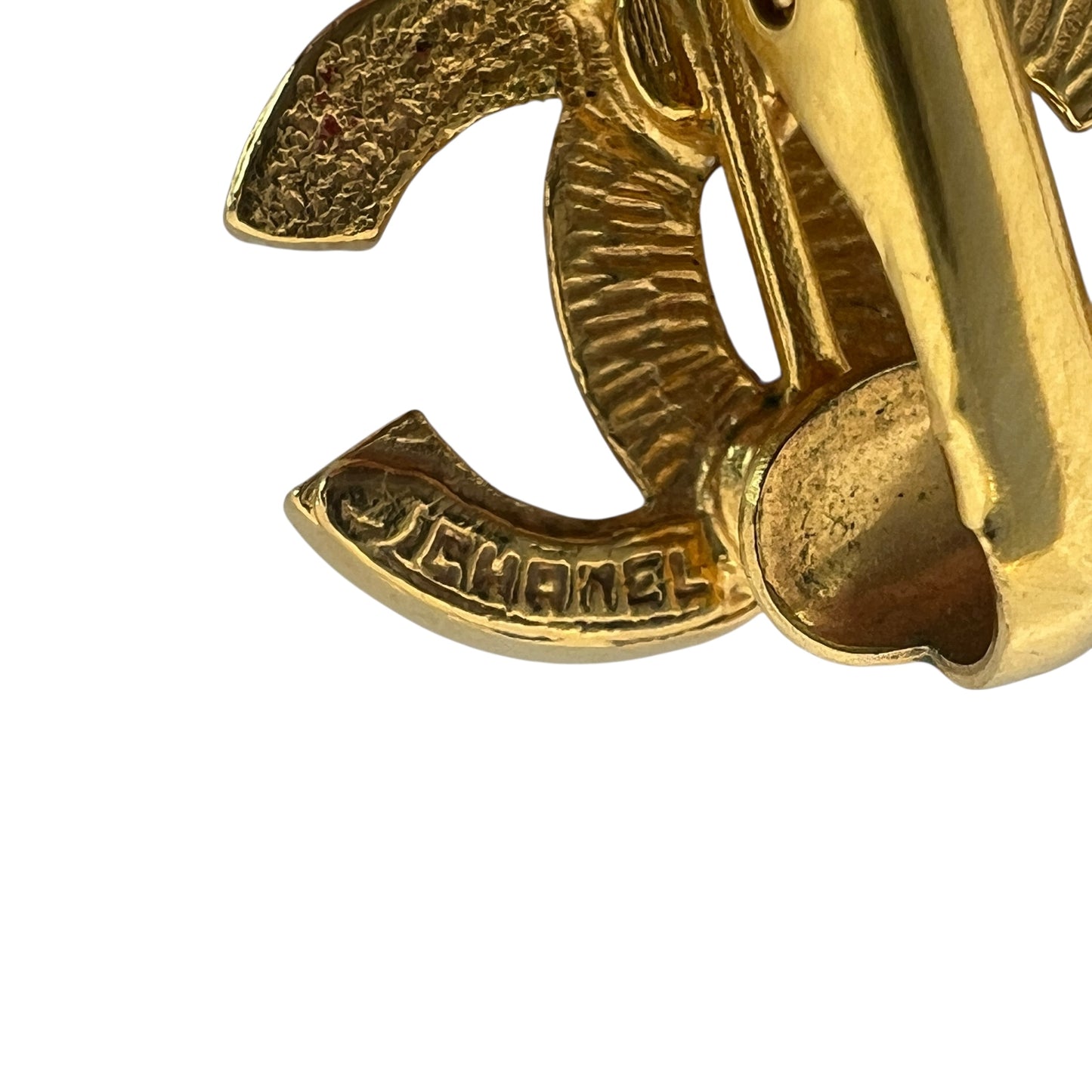 Chanel Vintage Plate Earrings