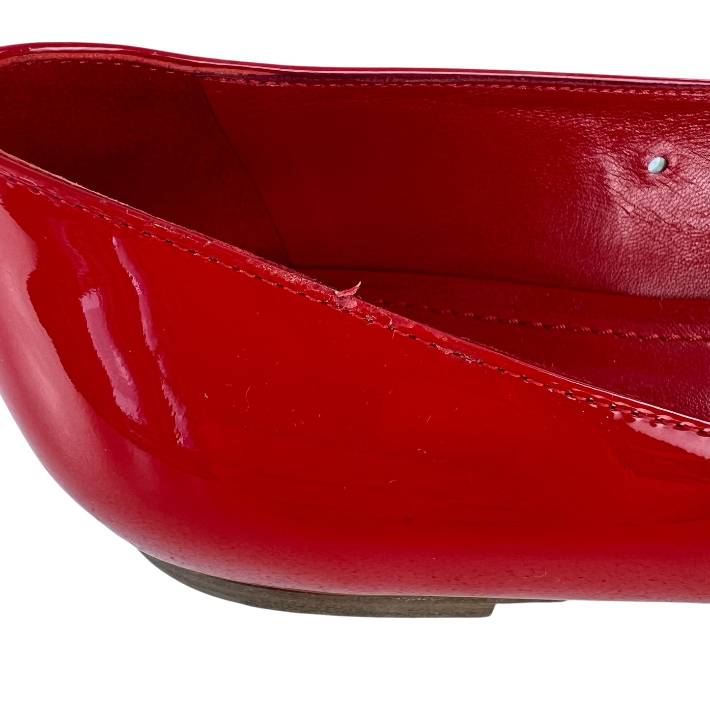 Louis Vuitton Vernis Flower Flats