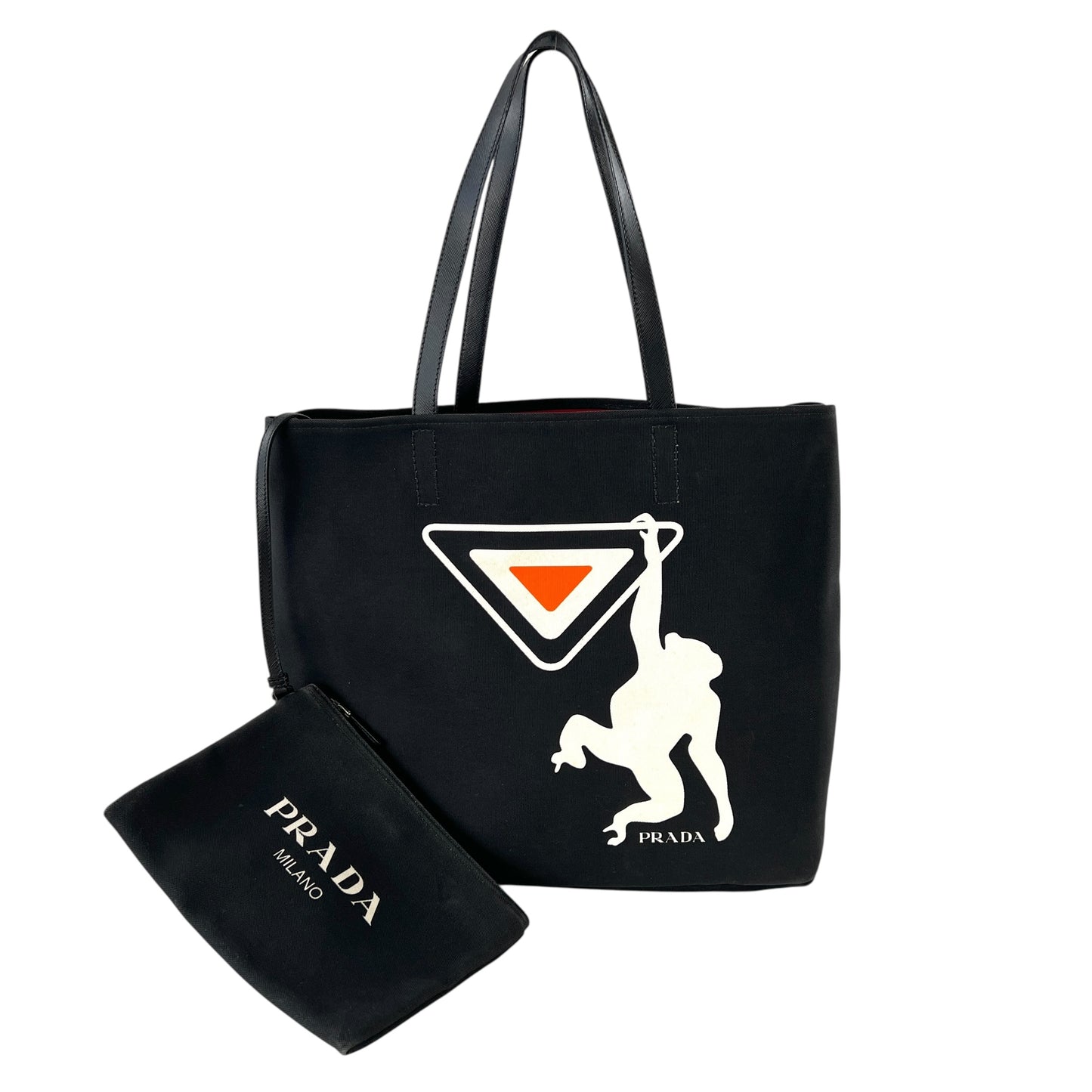 Prada Canapa Monkey Tote Bag