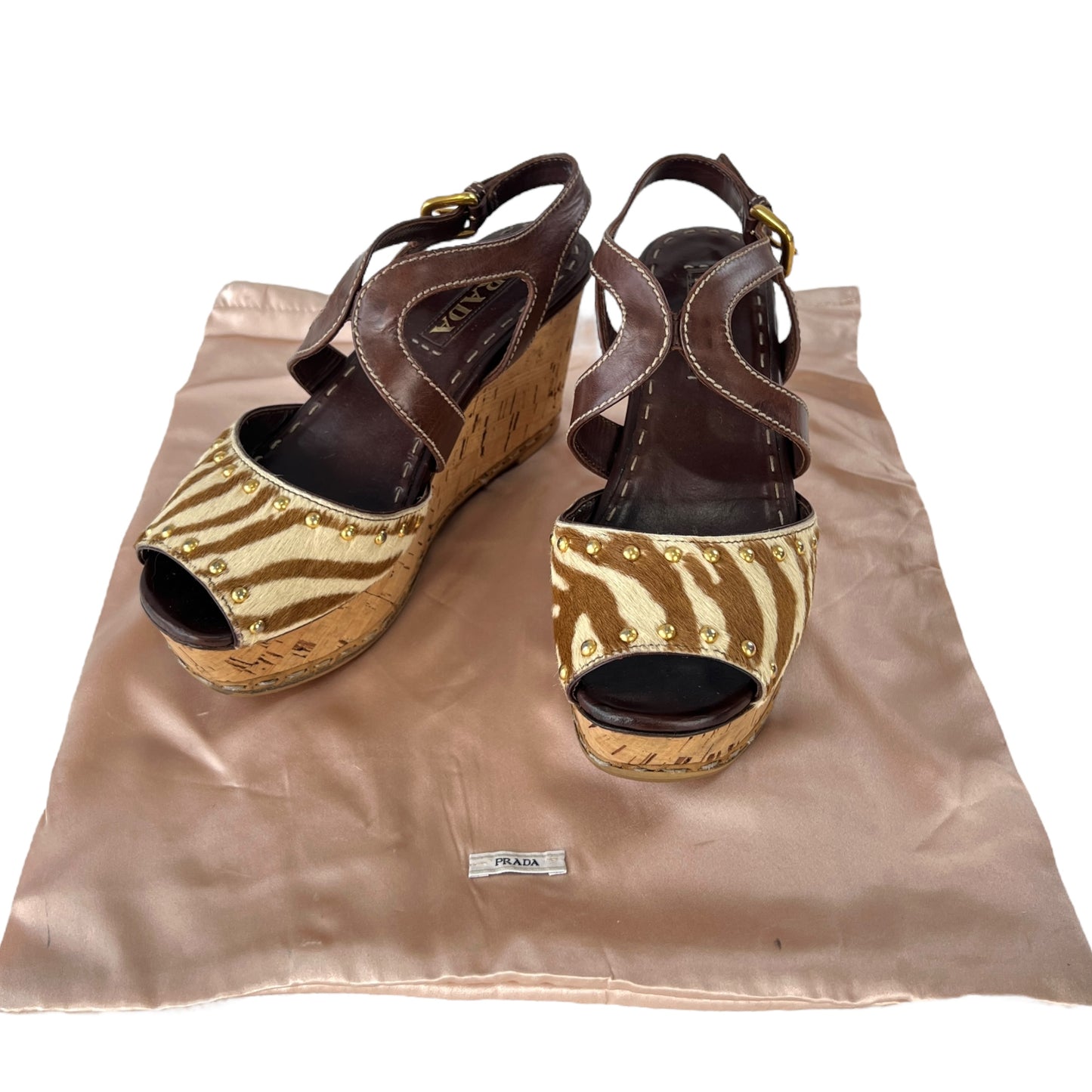 Prada Zebra Wedges