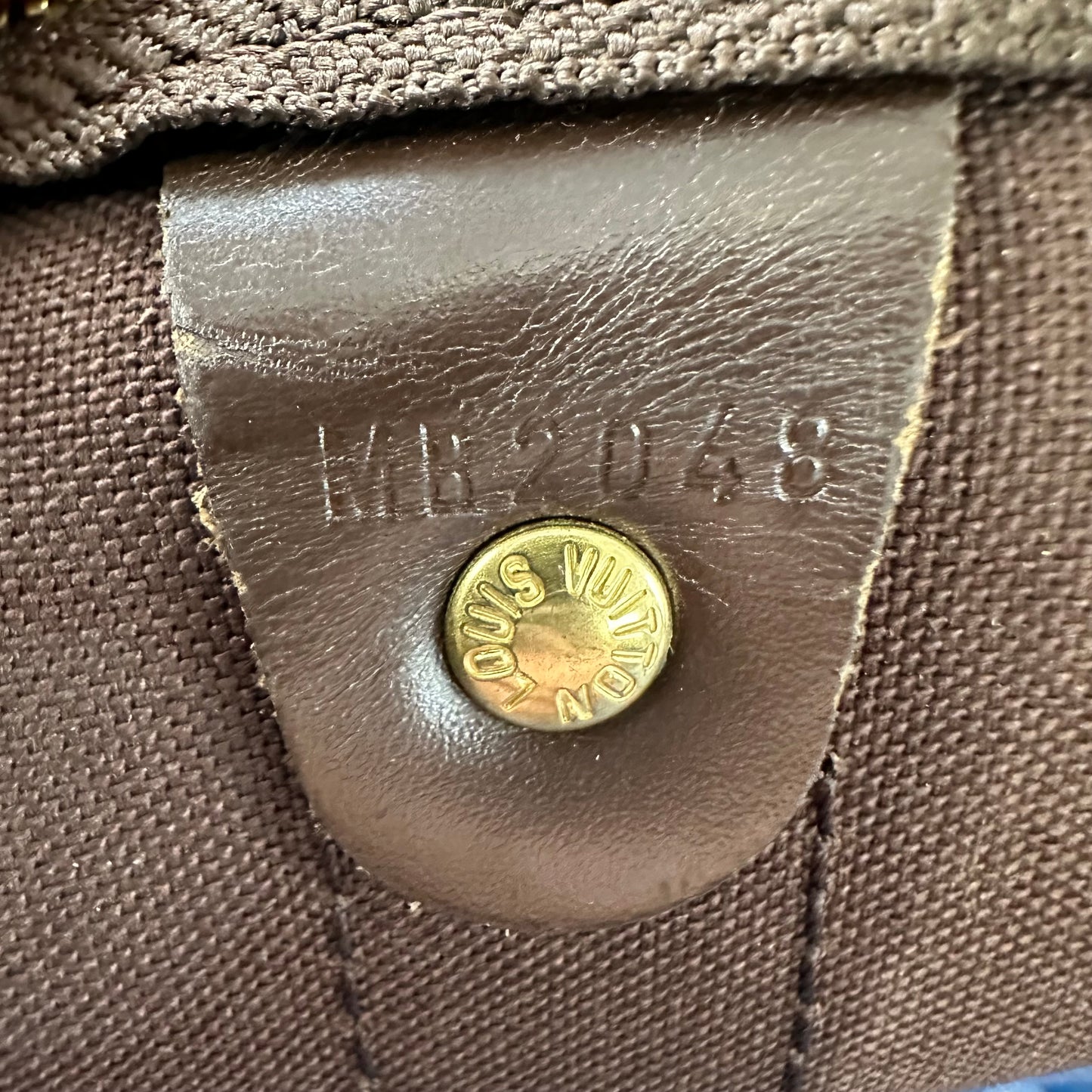 Louis Vuitton Damier Ebene Keepall Badouliere