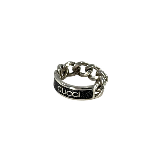 Gucci Chain Silver Ring