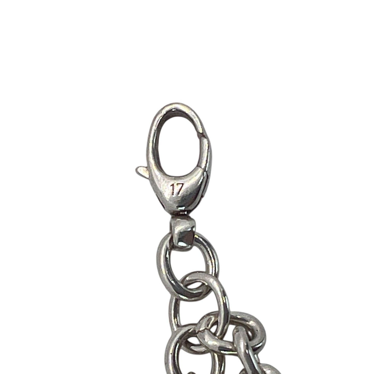 Gucci GG Sterling Silver Charm Bracelet