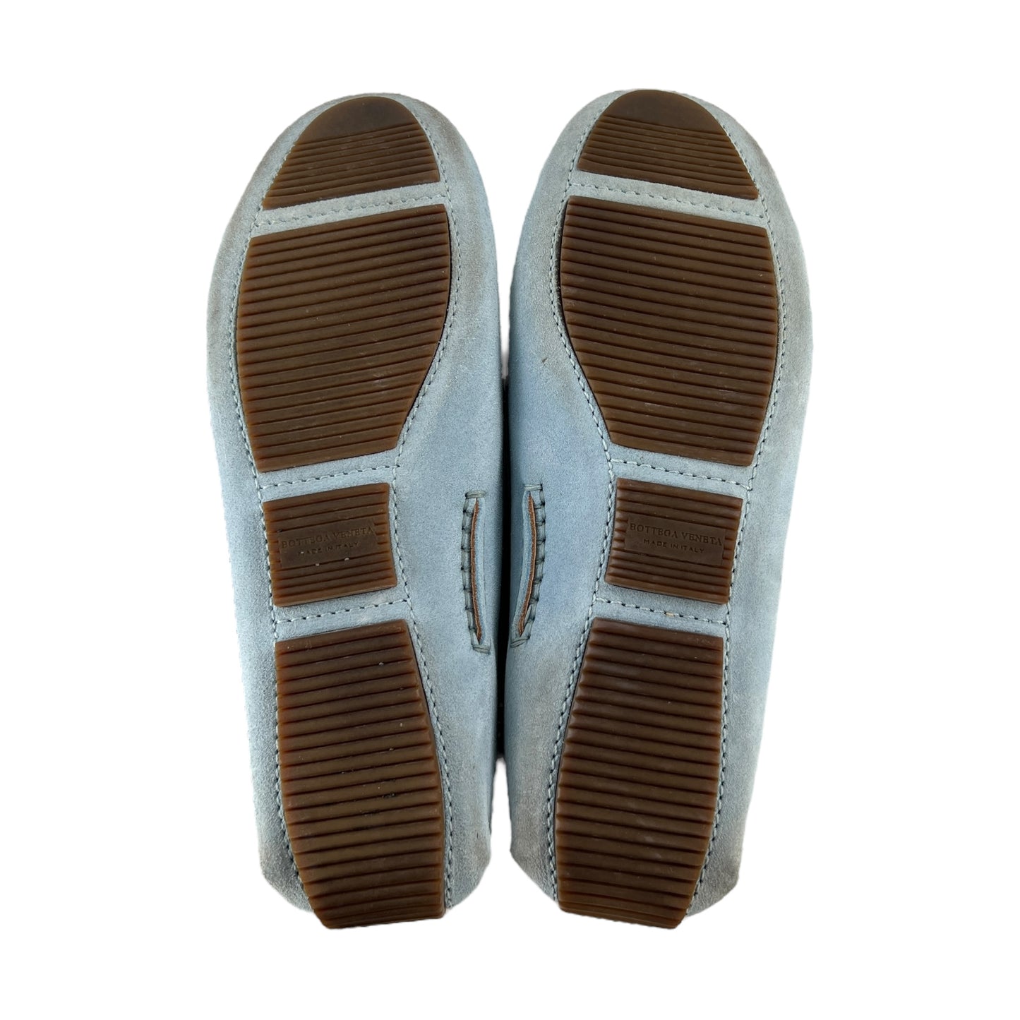 Bottega Veneta Suede Intrecciato Loafers