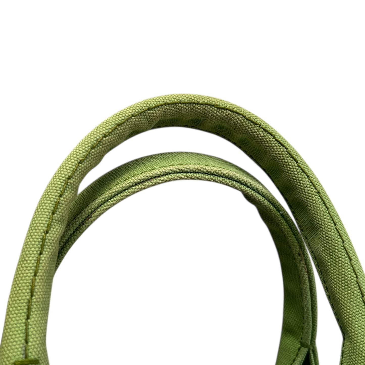 Prada Green Canapa Tote Bag