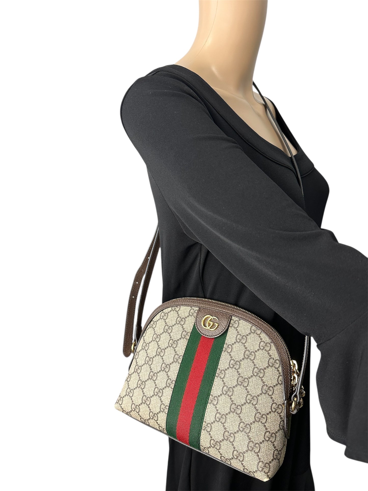 Gucci Monogram Ophidia Crossbody Bag