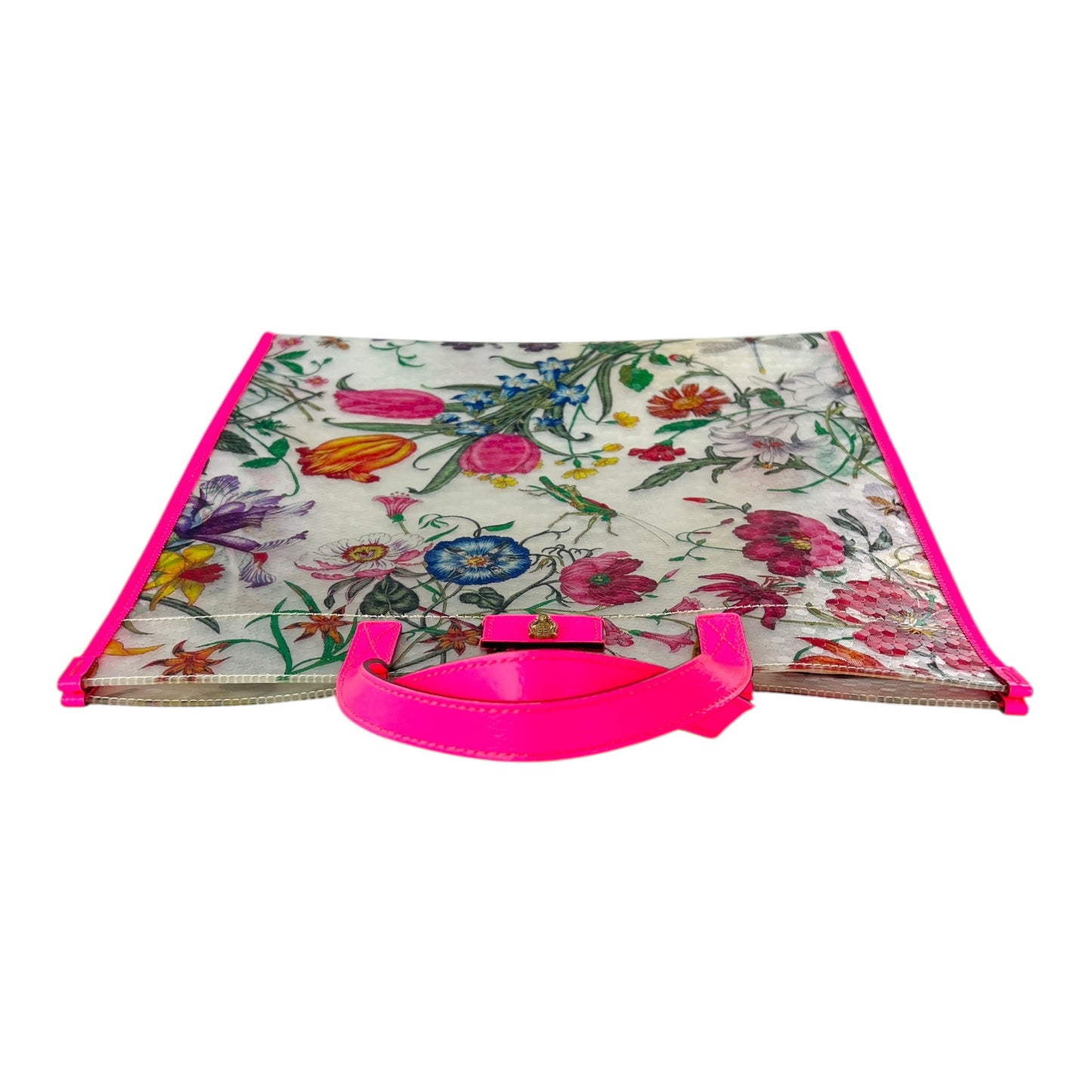 Gucci Flora Vinyl Tote Bag