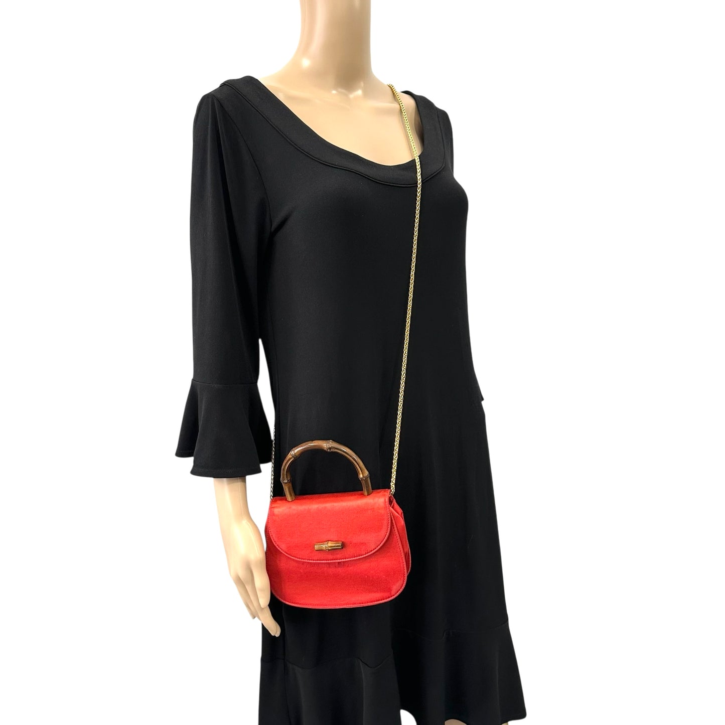 Gucci Vintage Mini Bamboo Two-Way Bag