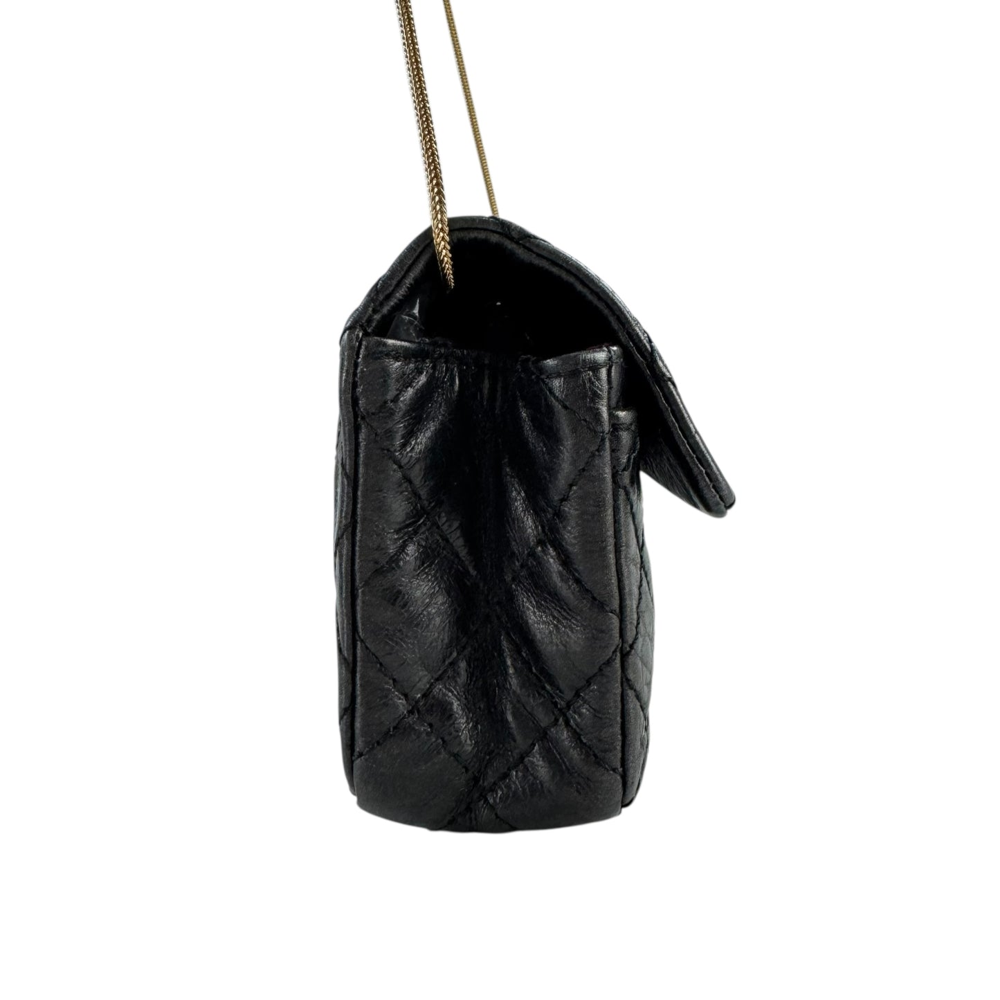 Chanel Reissue Gunmetal Matelasse East West Bag