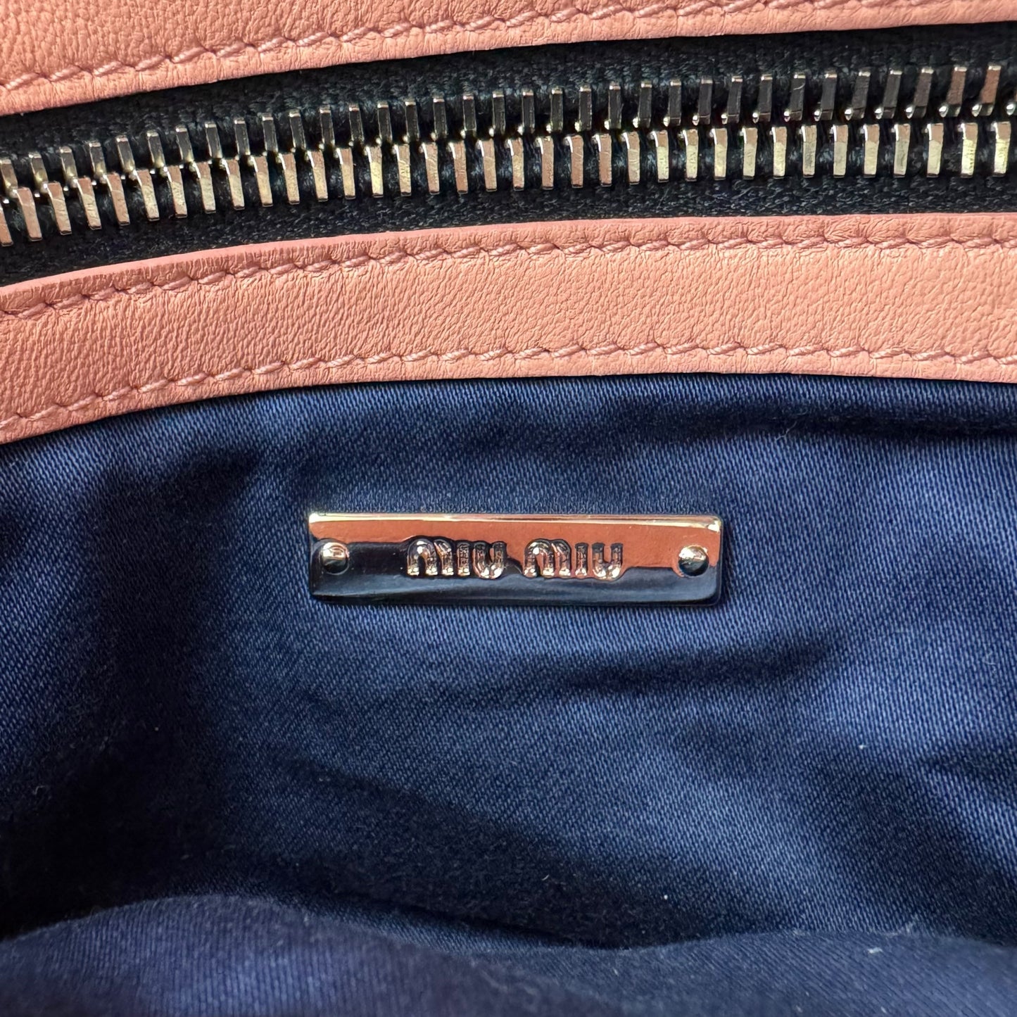 Miu Miu Crystal Nappa Matelassé Flap Bag