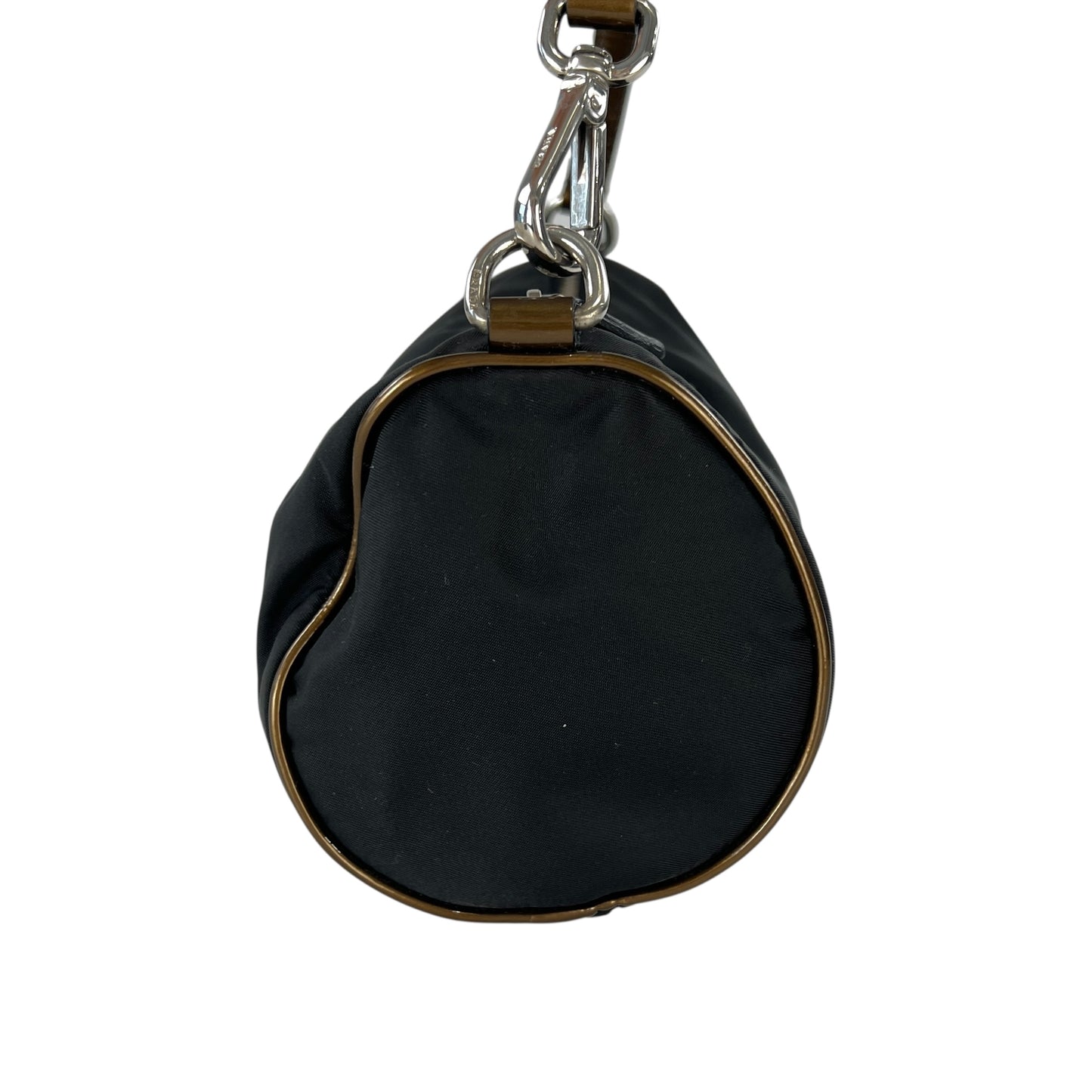 Prada Bronze Detail Pochette Bag