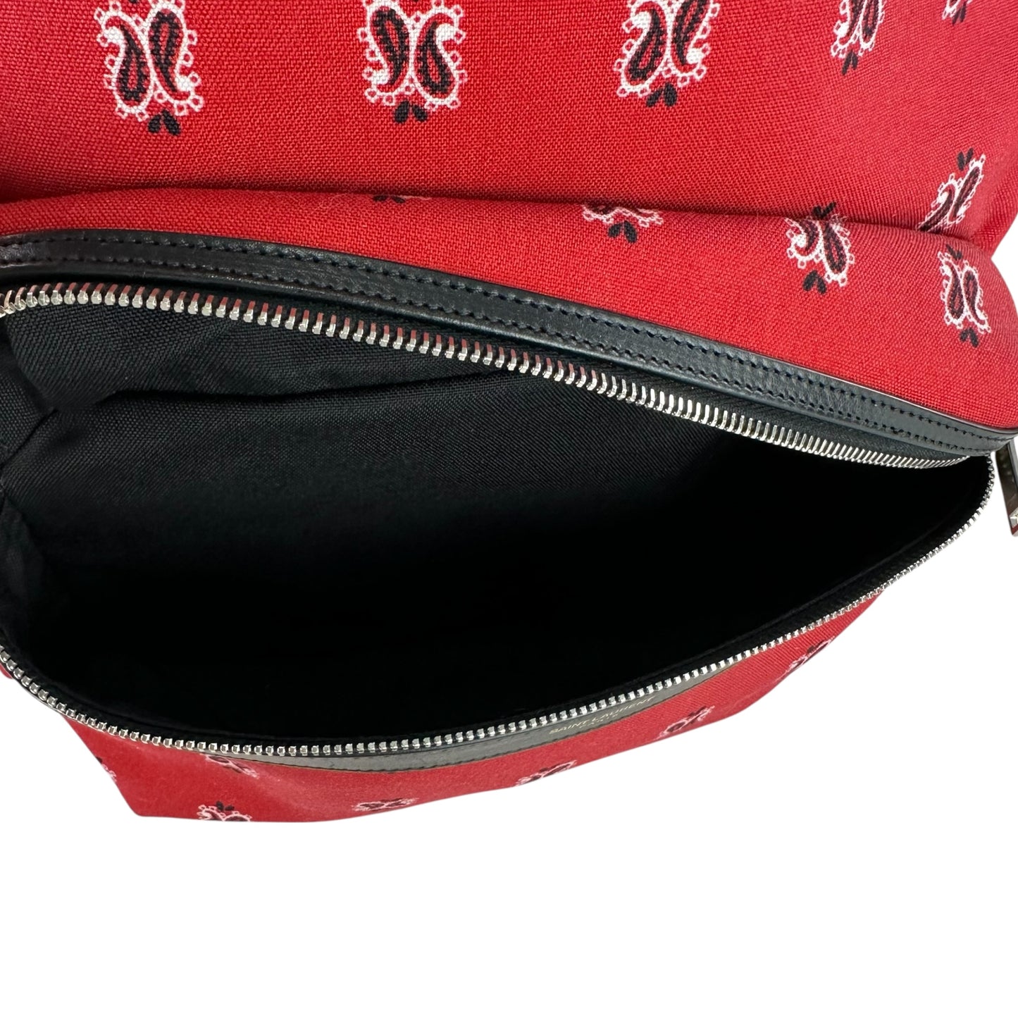 Saint Laurent Paisley City Backpack