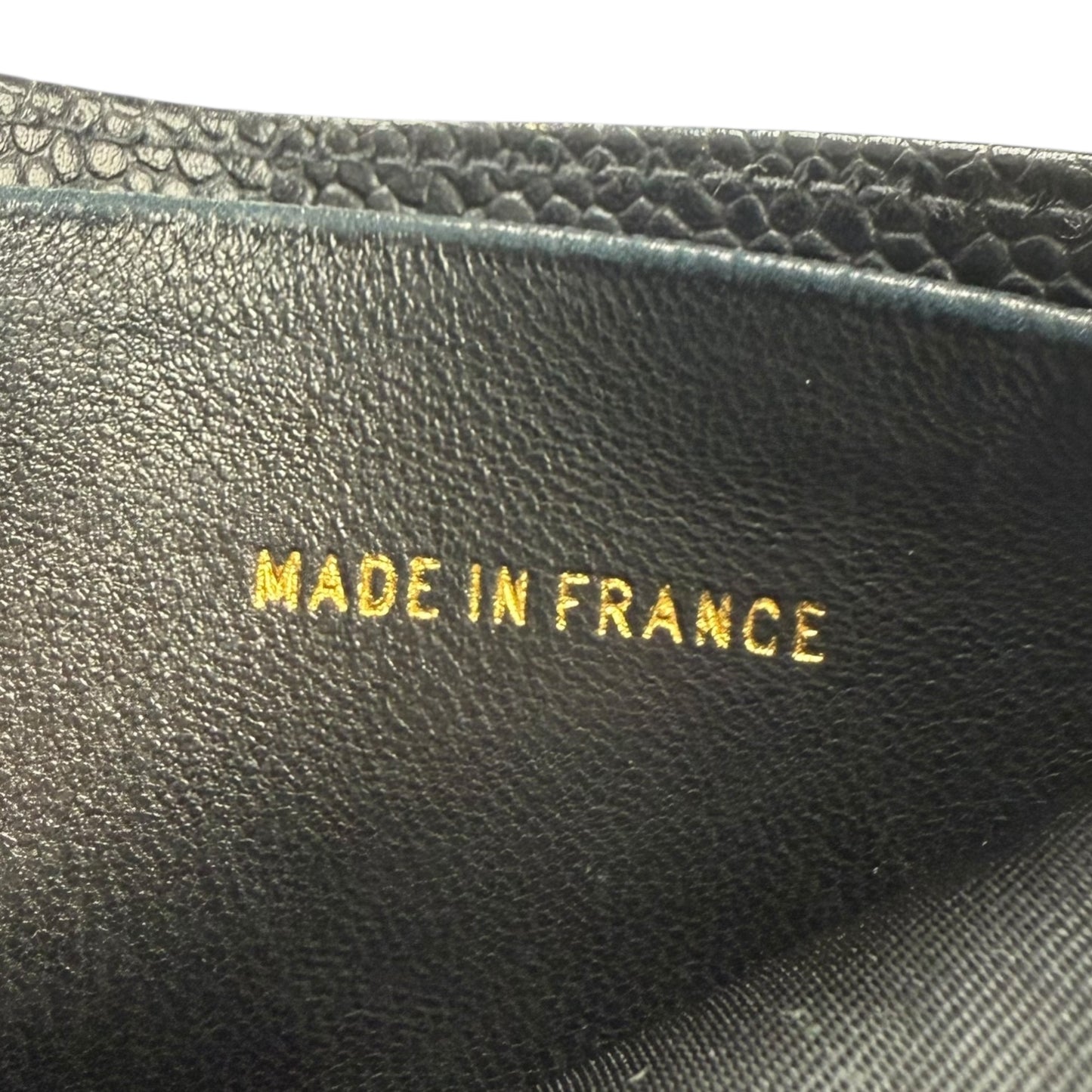 Chanel CC Logo Caviar Leather Bifold Wallet