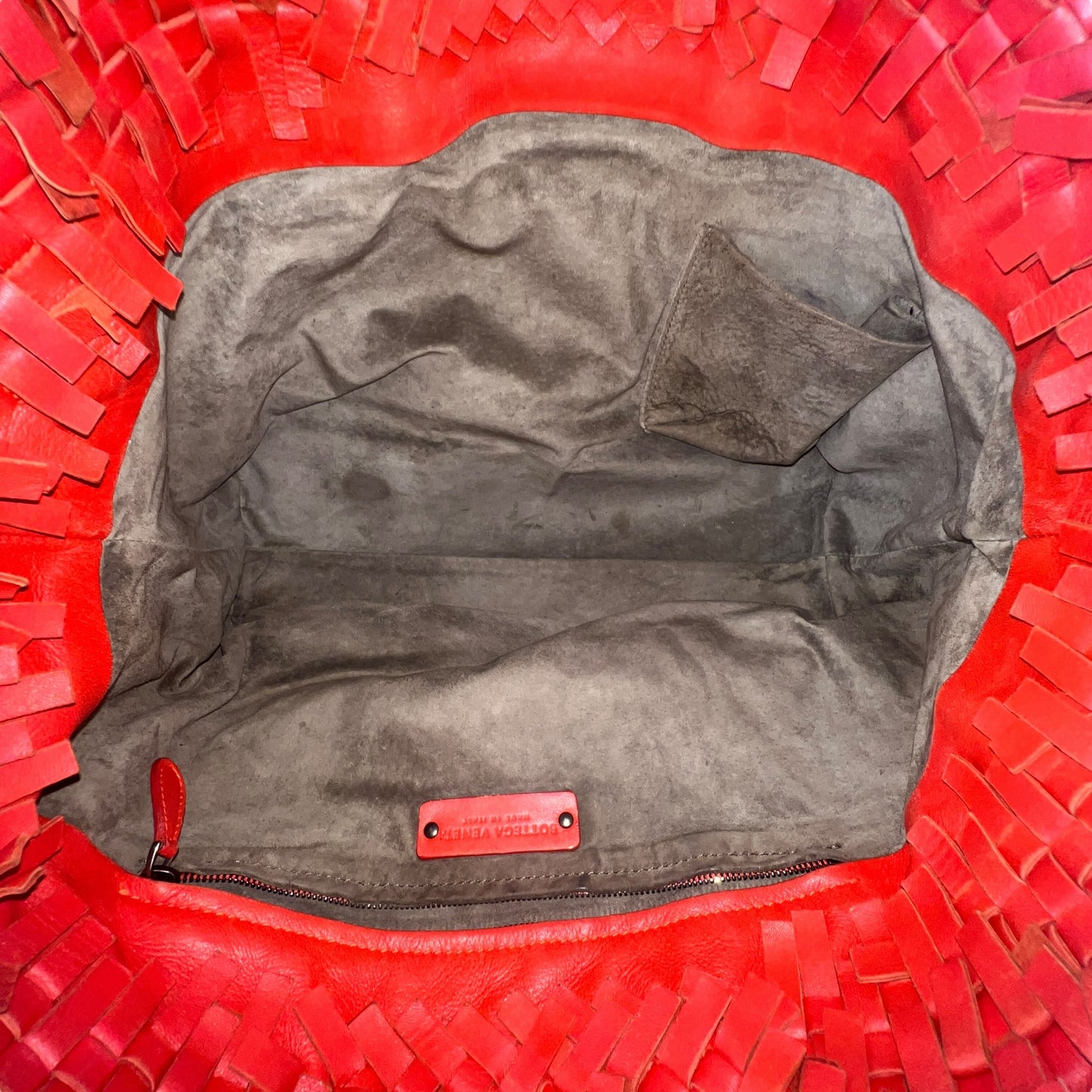 Bottega Veneta Lido Fringe Tote Bag