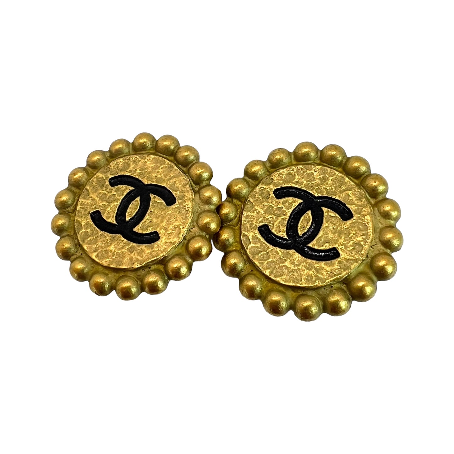 Chanel Vintage CC Clip-On Earrings